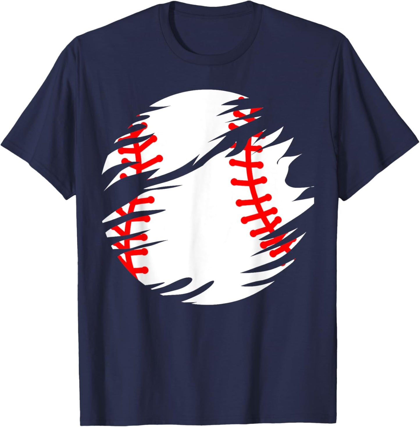 Baseball Lover Pitcher Catcher Team Ball Sports T-Shirt - T-Shirt | Navy