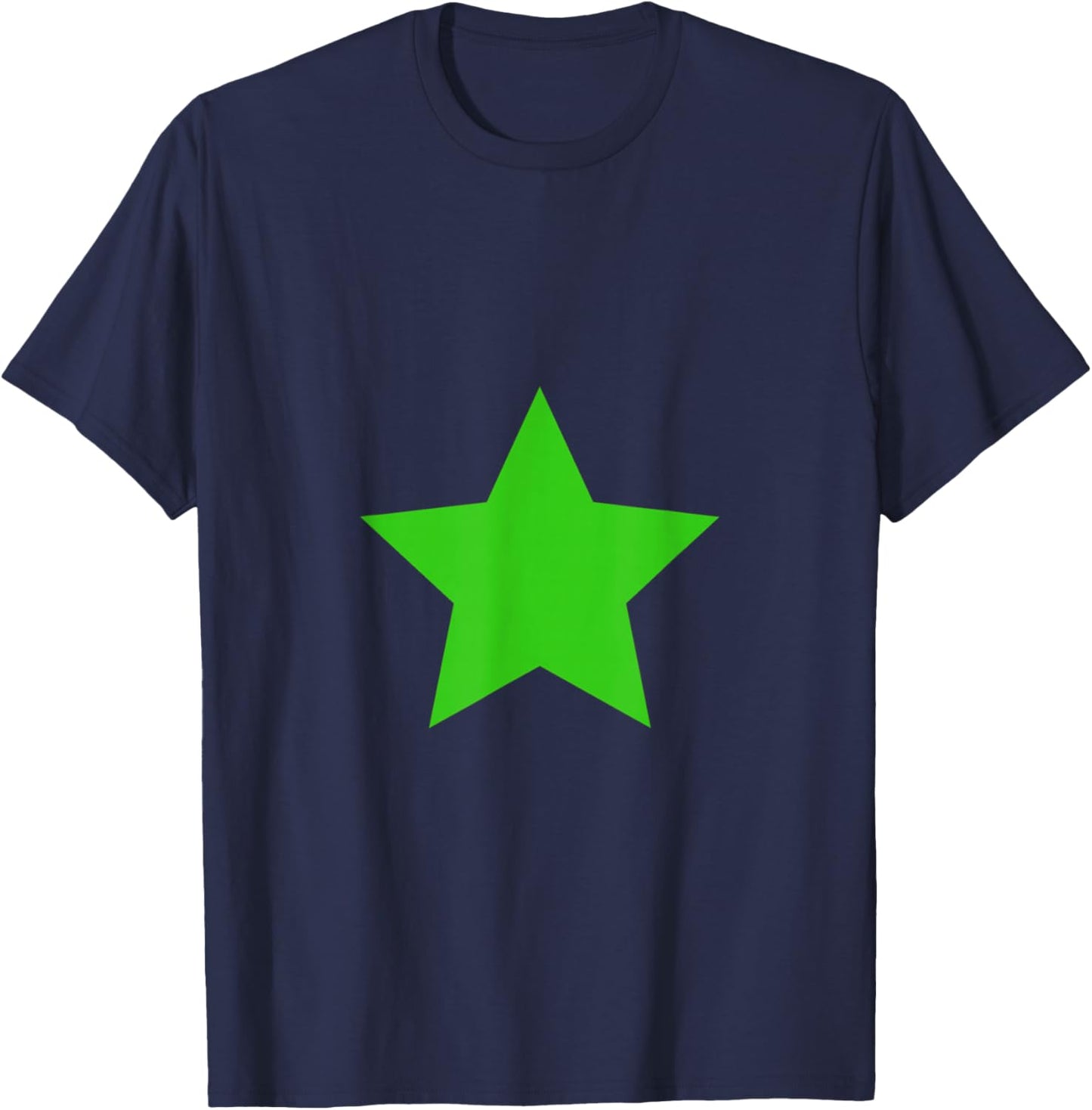 Lime Green Star T-Shirt - T-Shirt | Navy