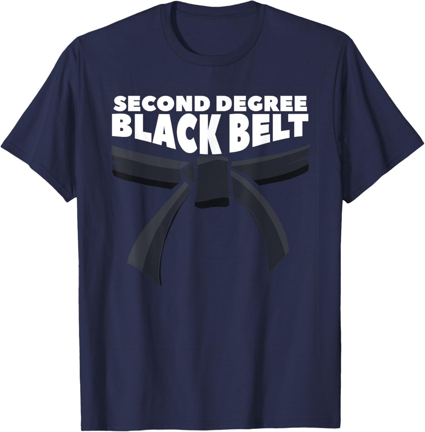 Second Degree Black Belt Martial Arts Karate T-Shirt - T-Shirt | Navy