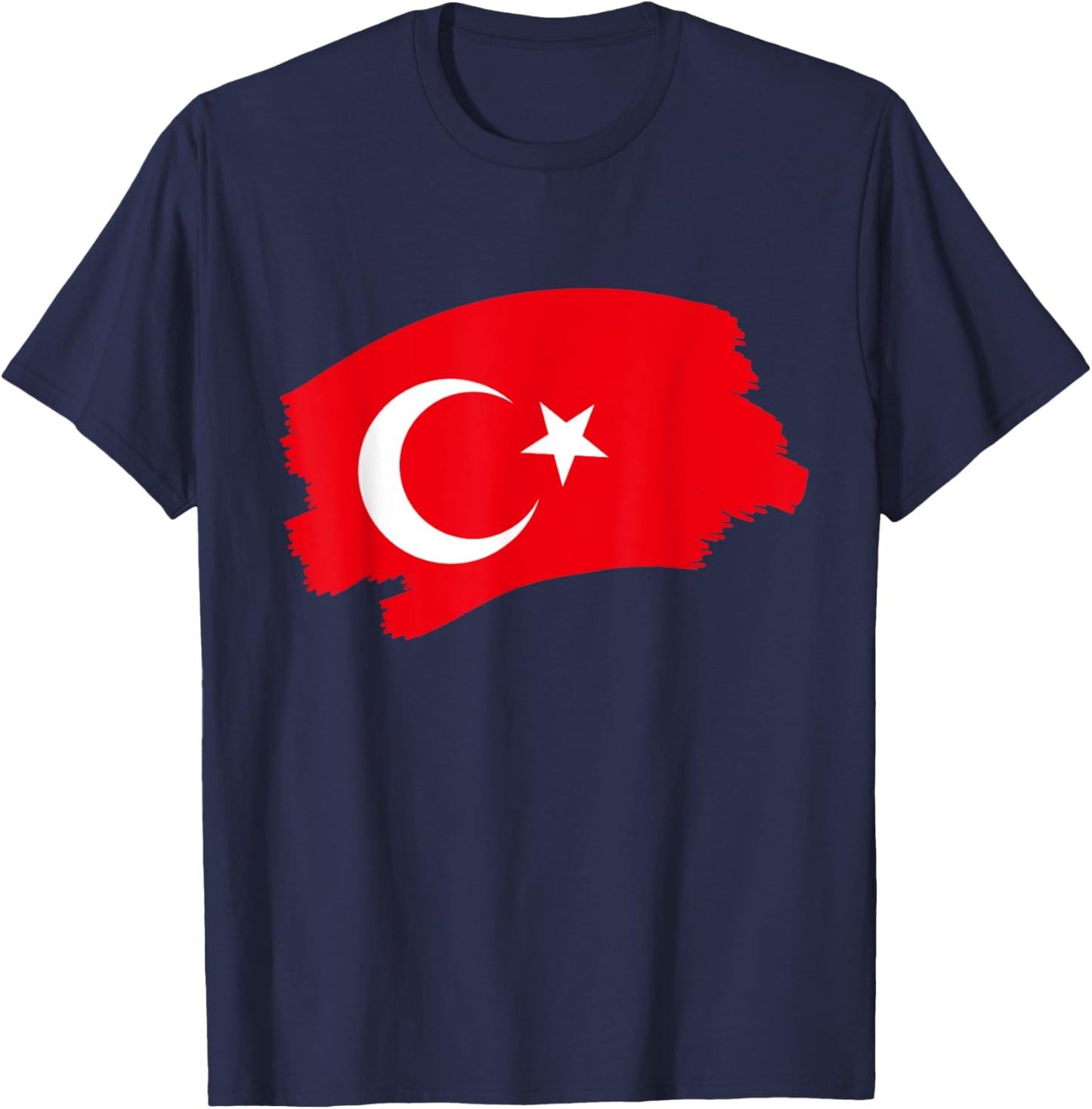 Turkish Flag Turkey T-Shirt - T-Shirt | Navy