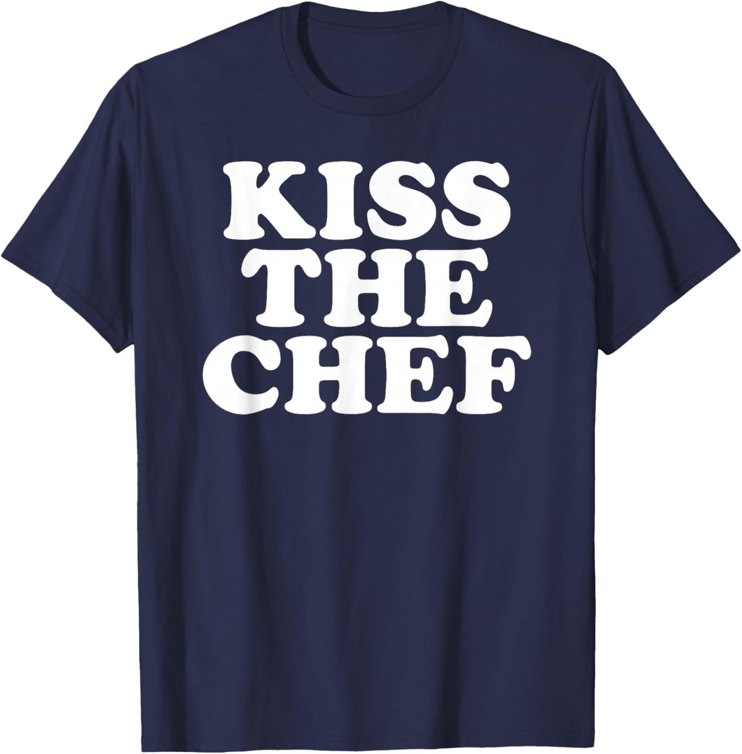 Kiss the Chef T-Shirt - T-Shirt | Navy