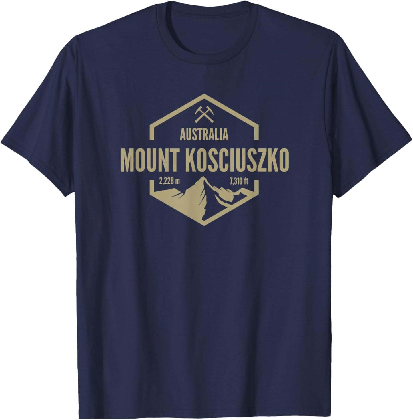 Mount Kosciuszko T-Shirt - T-Shirt | Navy