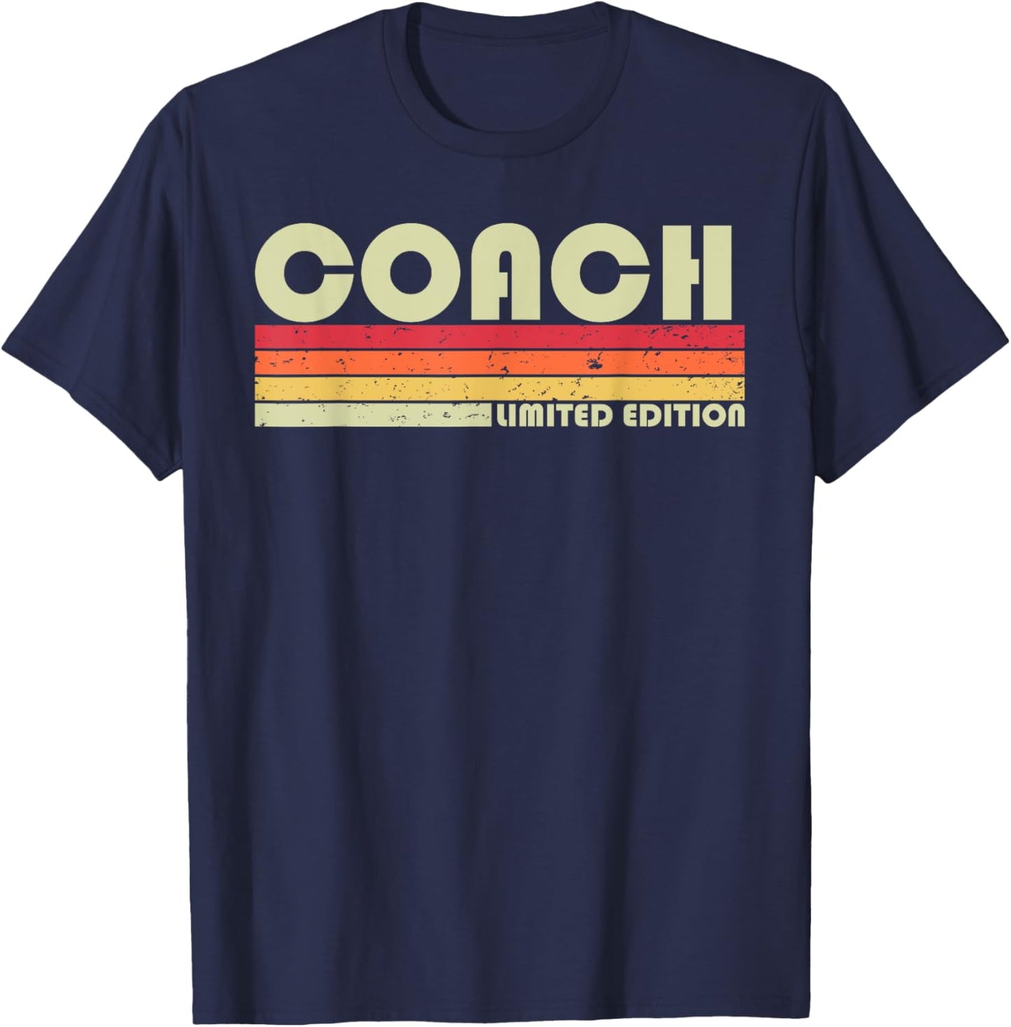 COACH Funny Job Title Profession Birthday Worker Idea T-Shirt - T-Shirt | Navy