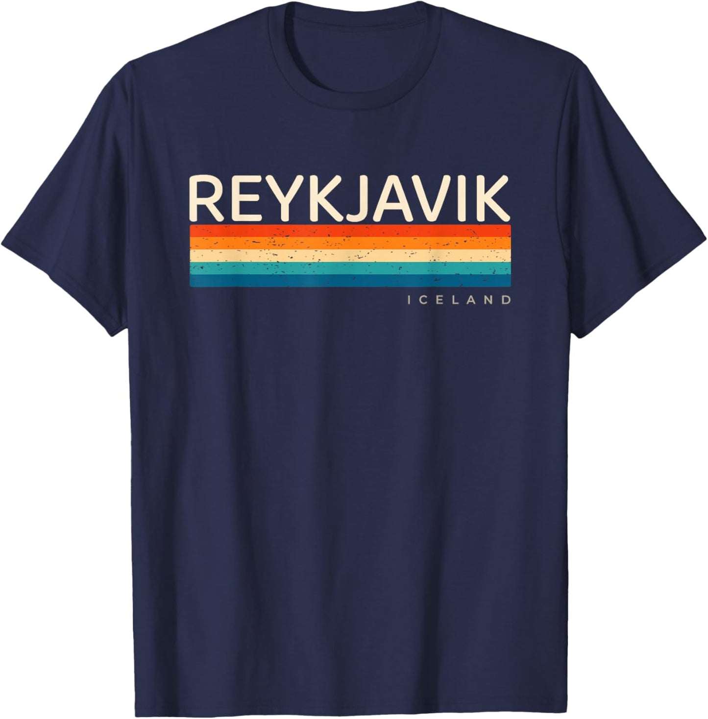 Reykjavik Iceland T-Shirt - T-Shirt | Navy