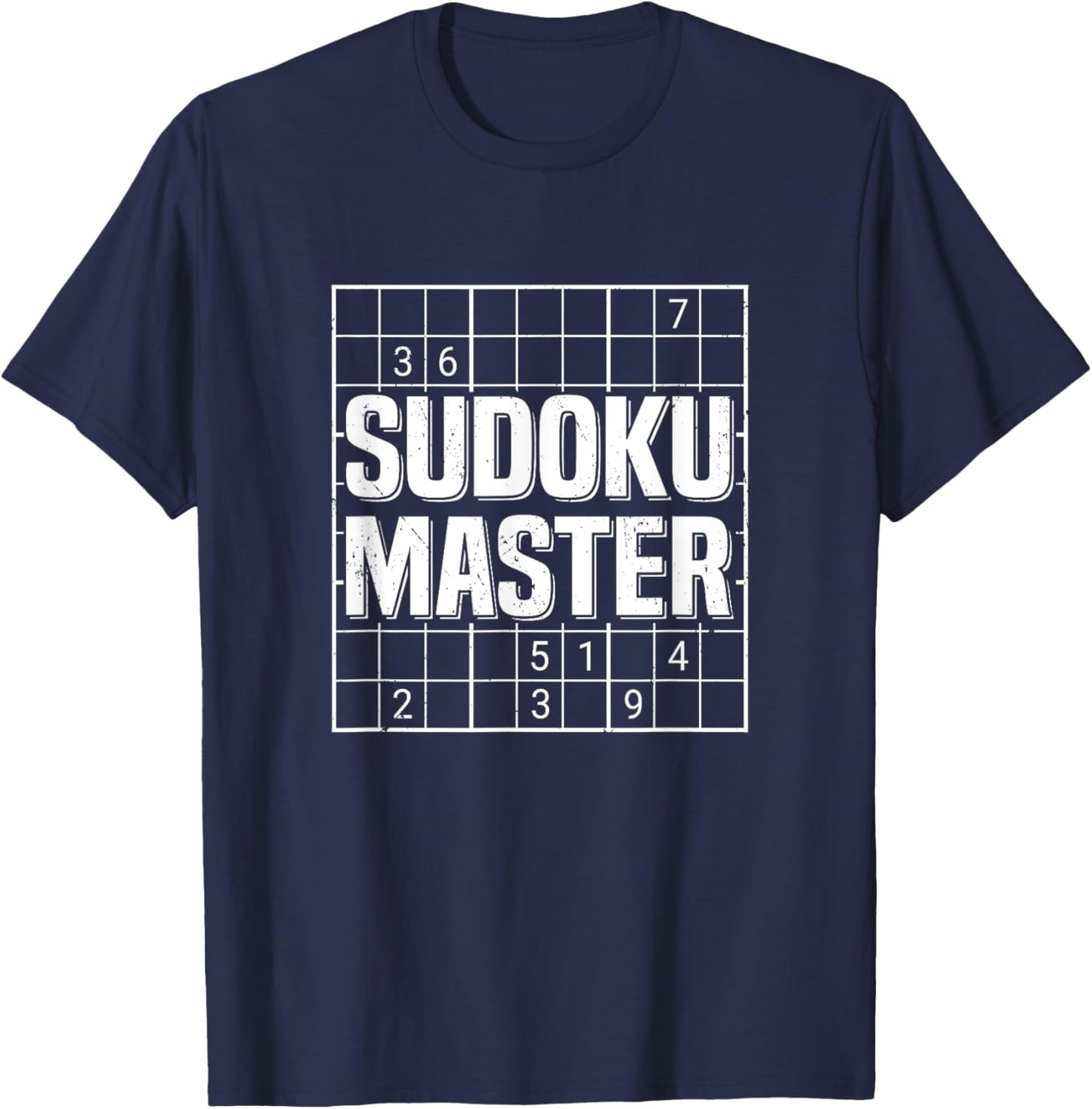 Sudoku Master Player Puzzle Game Sudoku T-Shirt - T-Shirt | Navy