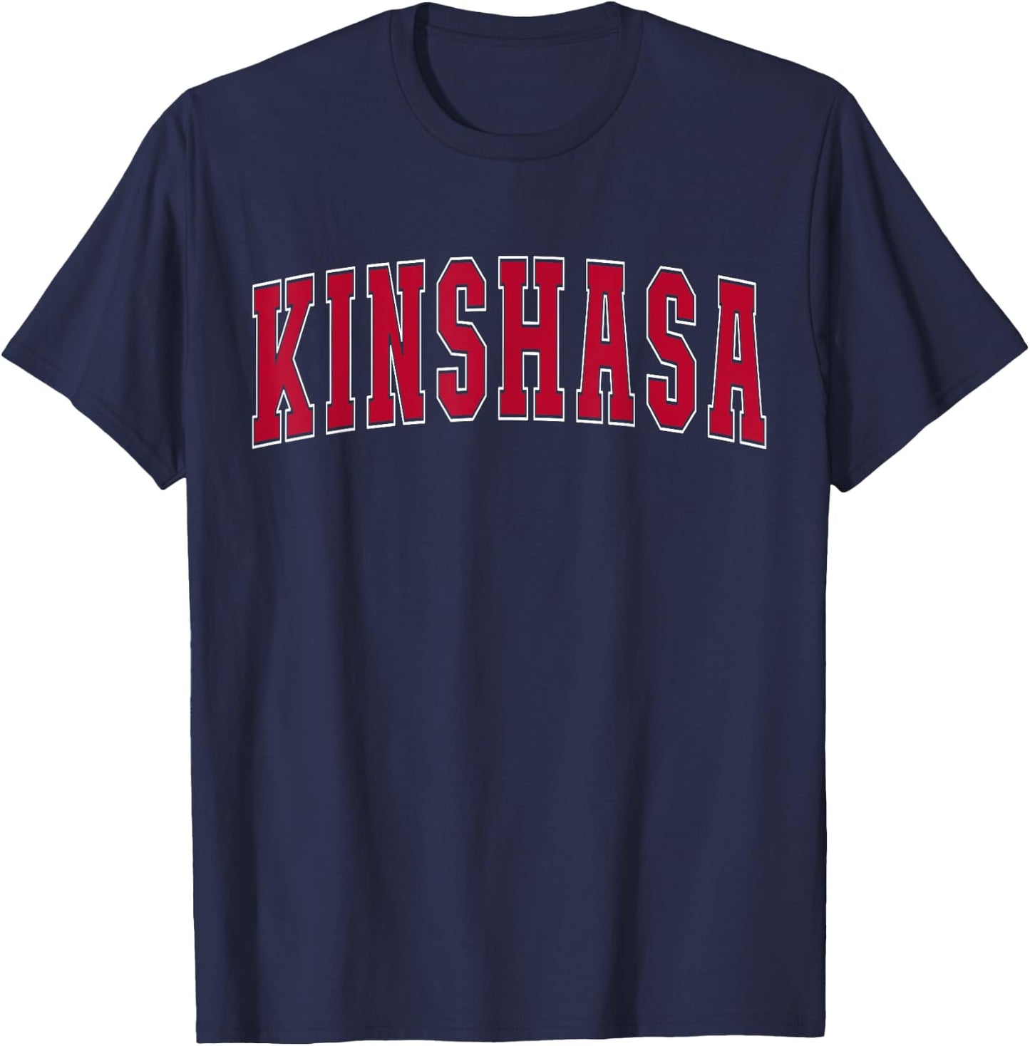 Kinshasa DR Congo Lover Proud Congolese Souvenir Kinshasa T-Shirt - T-Shirt | Navy
