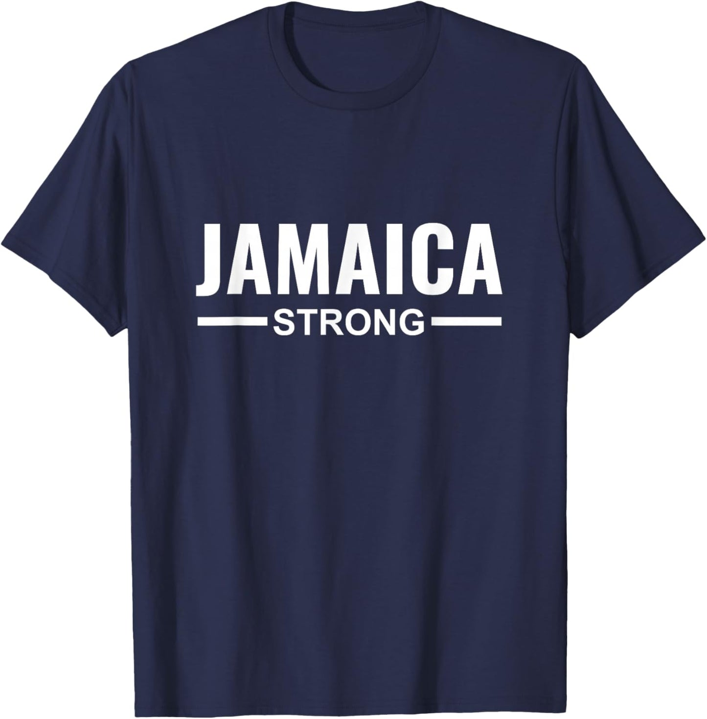 Jamaica Strong Community Strength Prayer Support T-Shirt - T-Shirt | Navy
