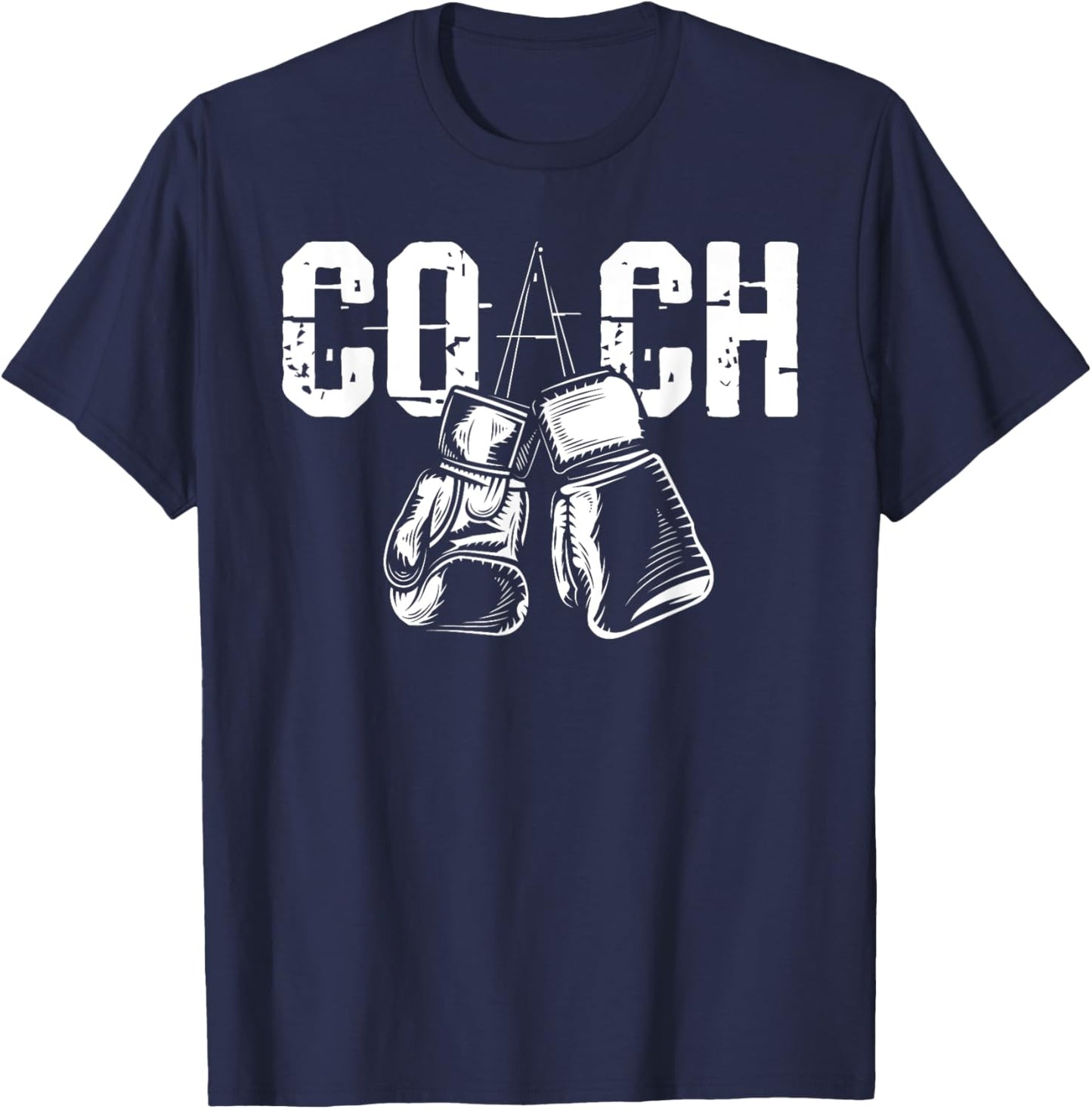Boxing Coach - Kickboxing Kickboxer Gym Boxer T-Shirt - T-Shirt | Navy