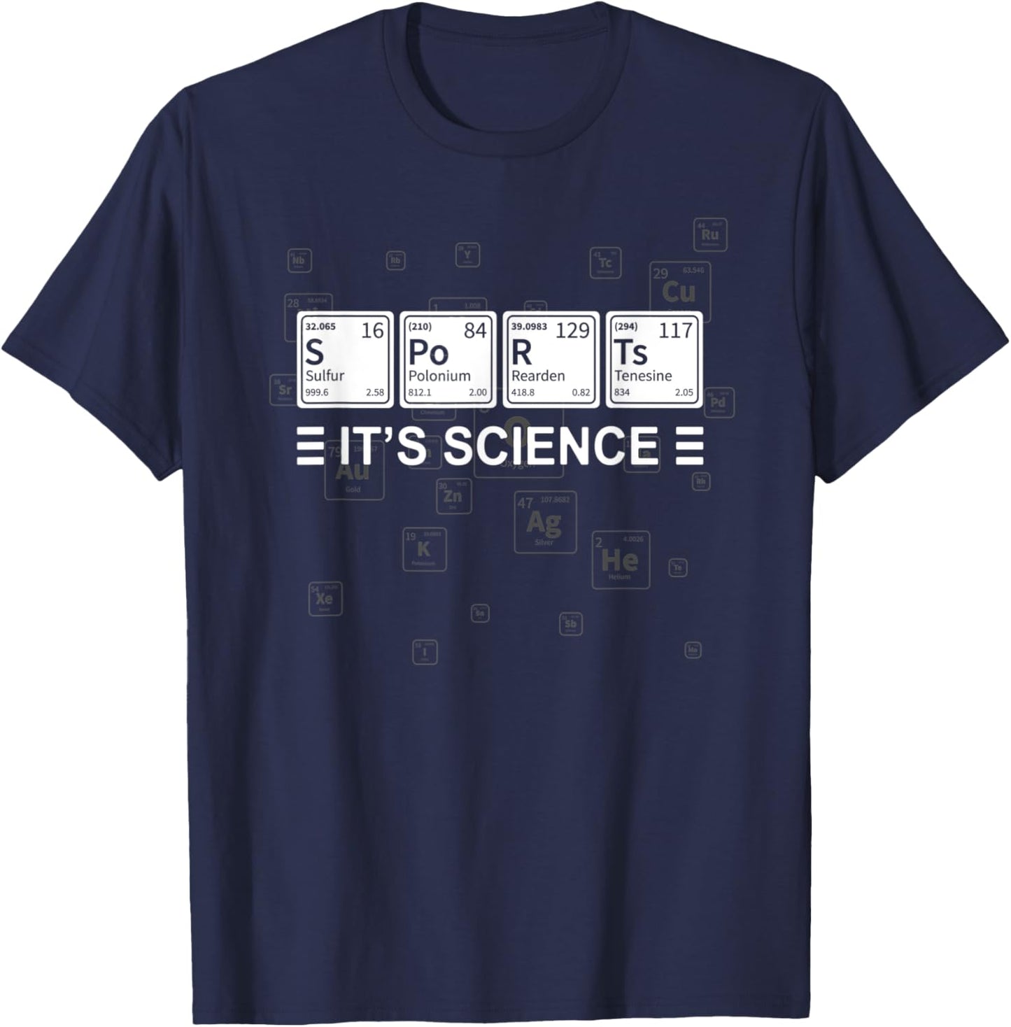 Sports It's Science - Funny Sports Analyst T-Shirt - T-Shirt | Navy