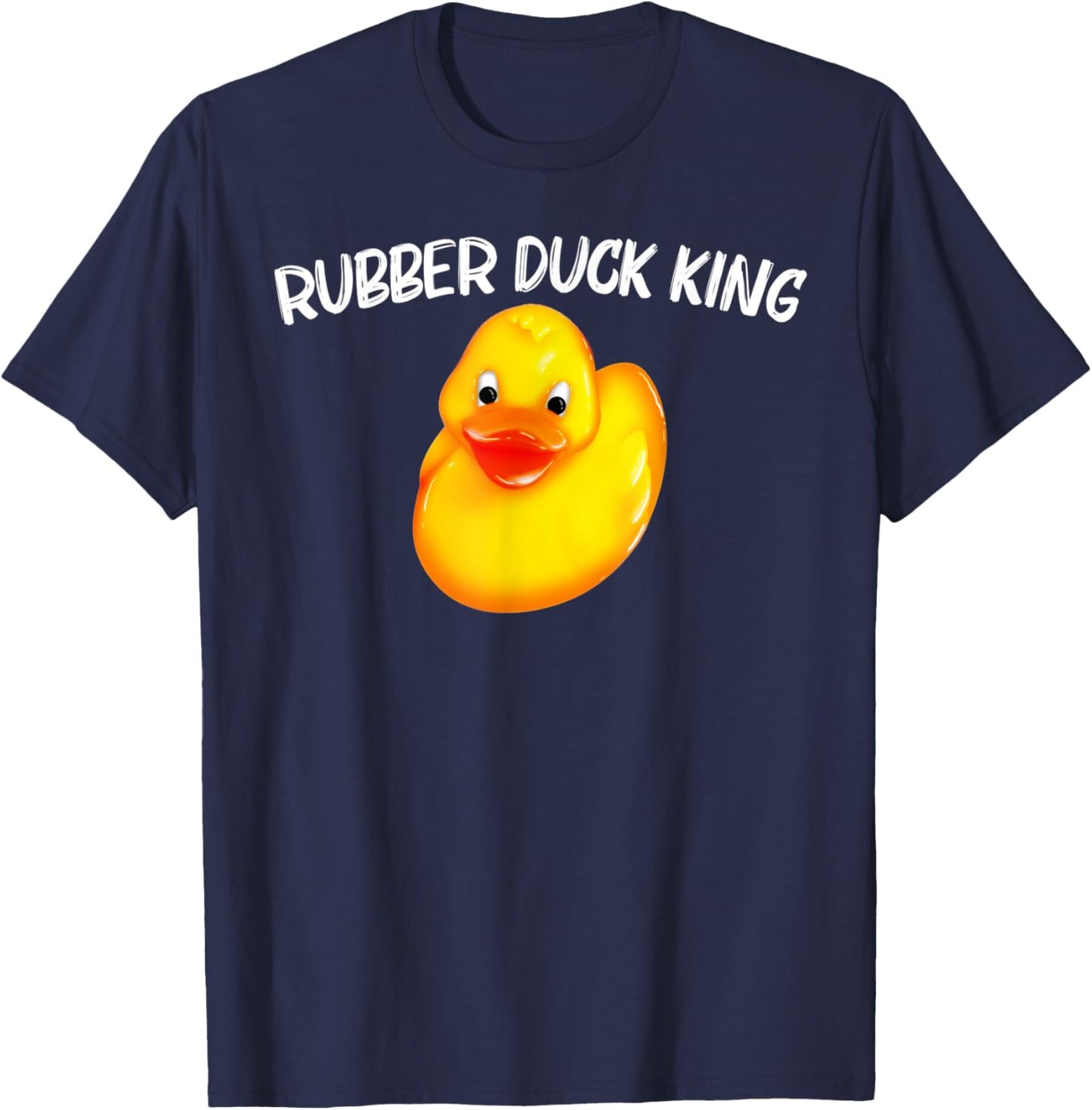 Funny Rubber Duck Art Dad Kids Rubber Ducks Duckie T-Shirt - T-Shirt | Navy