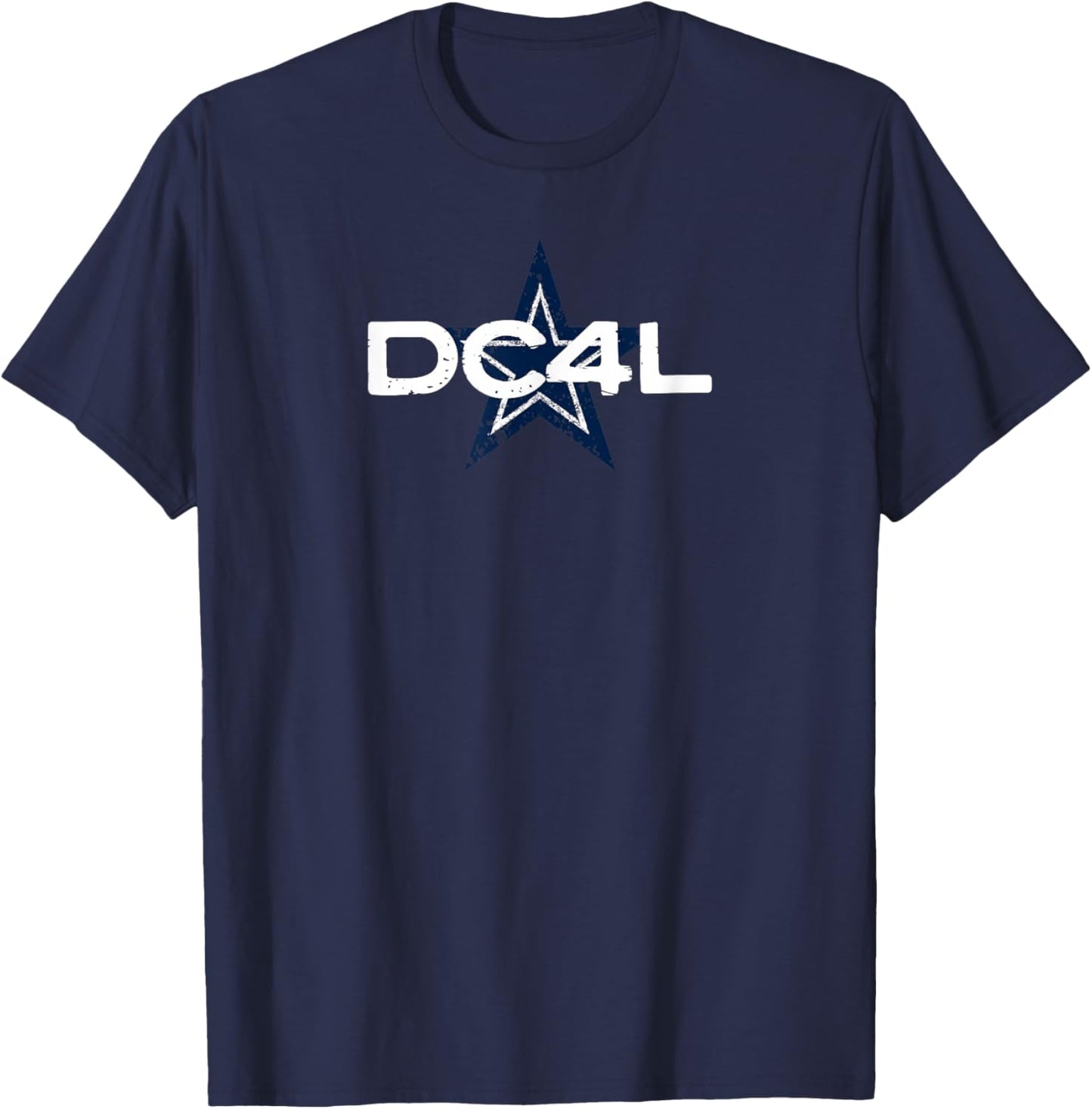 Simple “Cowboys DC4L” Graphic T-Shirt - T-Shirt | Navy