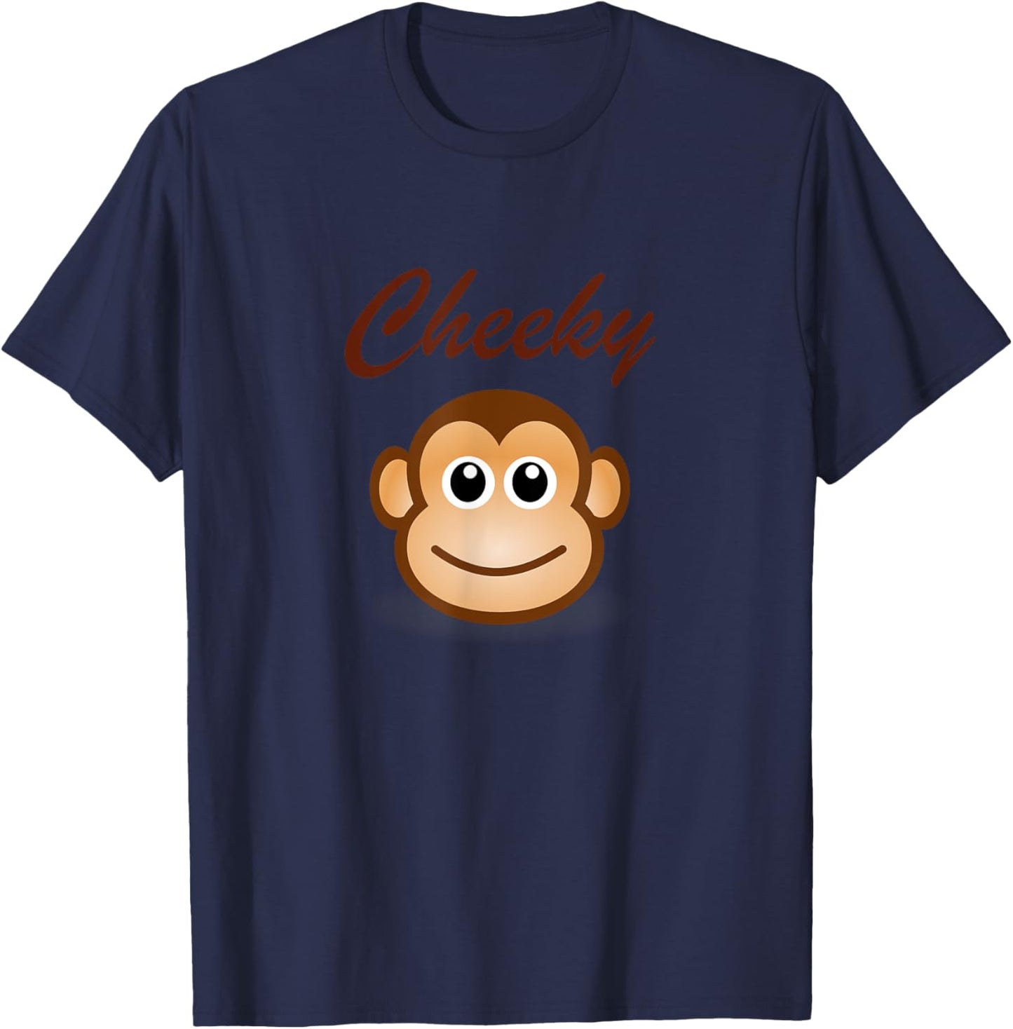 Cheeky Monkey Funny T-Shirt - T-Shirt | Navy