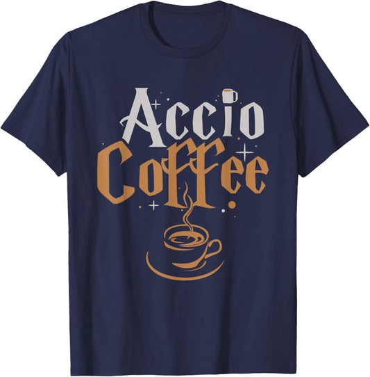 Accio Coffee T-Shirt - T-Shirt | Navy