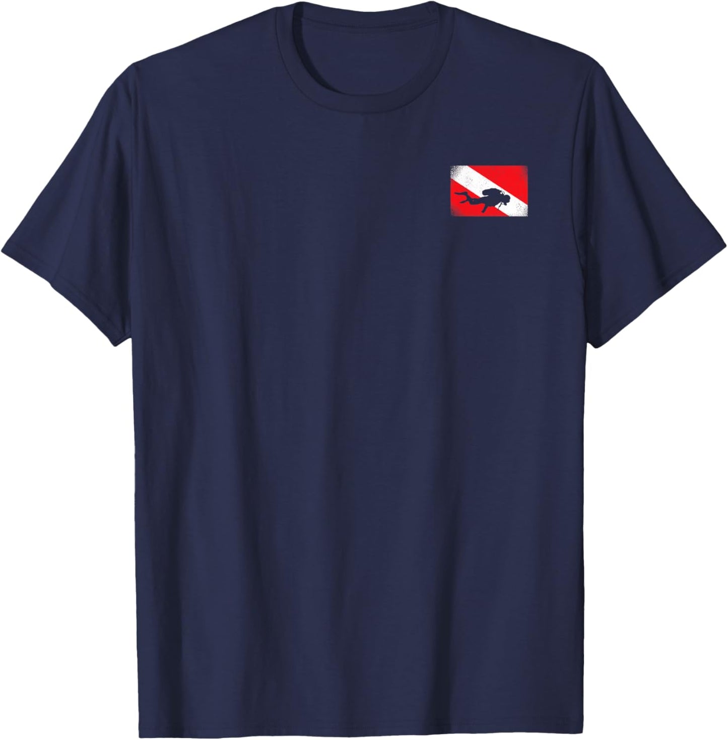 Vintage Scuba Diving Gear American Rescue Scuba Diver T-Shirt - T-Shirt | Navy