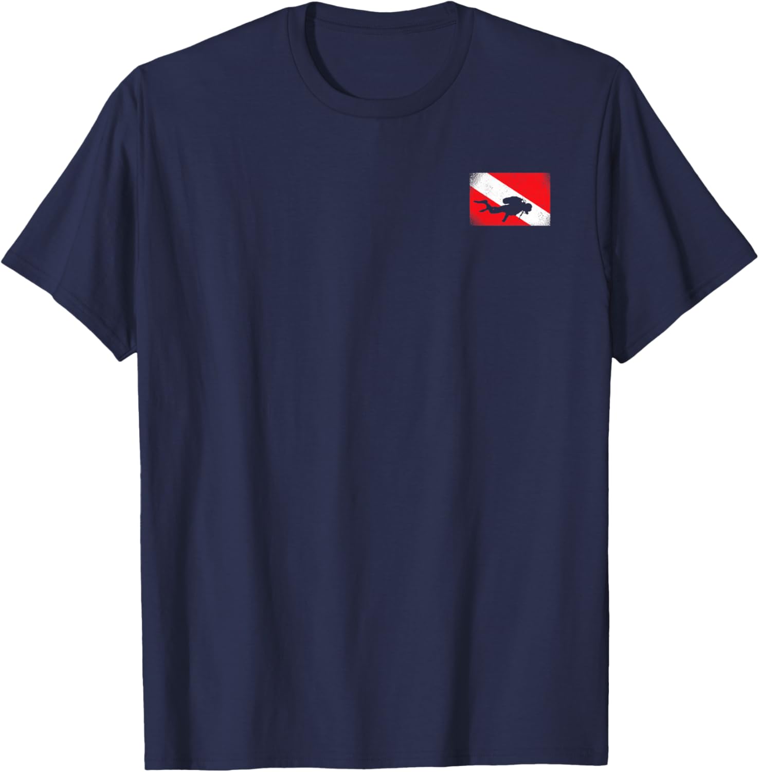 Vintage Scuba Diving Gear American Rescue Scuba Diver T-Shirt - T-Shirt | Navy