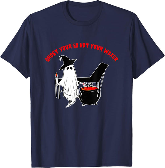 Ghost Your Ex Not Your Waxer Apparel T-Shirt - T-Shirt | Navy