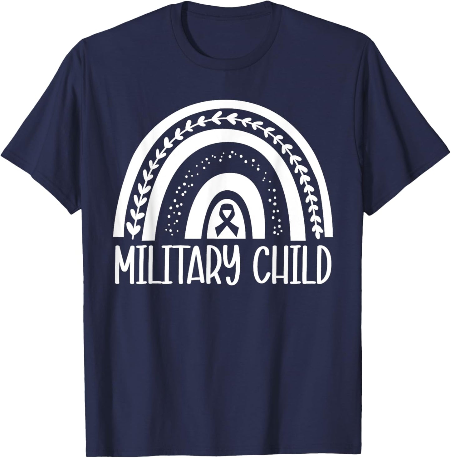 Purple Up For Kids Military Child Month Army Soldier Veteran T-Shirt - T-Shirt | Navy