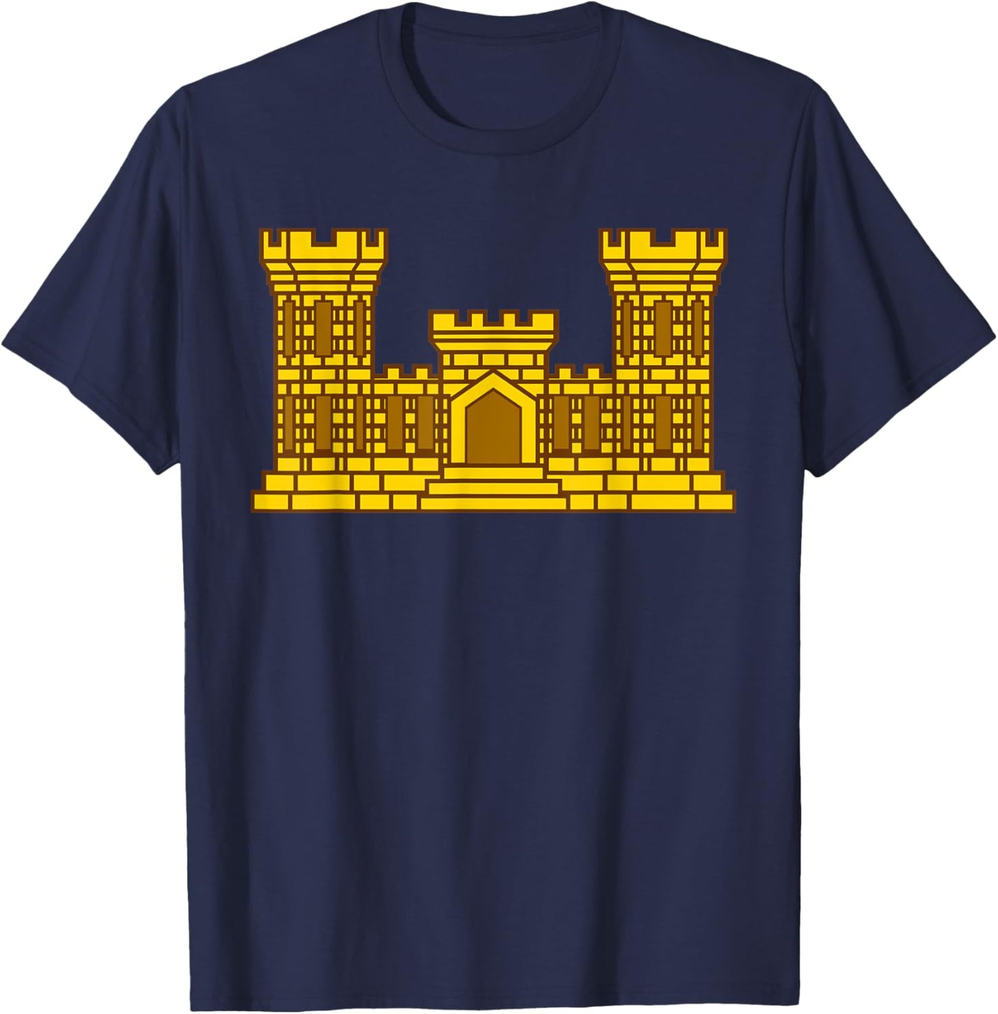 US Army Engineer Branch (EN) - Corps of Engineers - 12B T-Shirt - T-Shirt | Navy