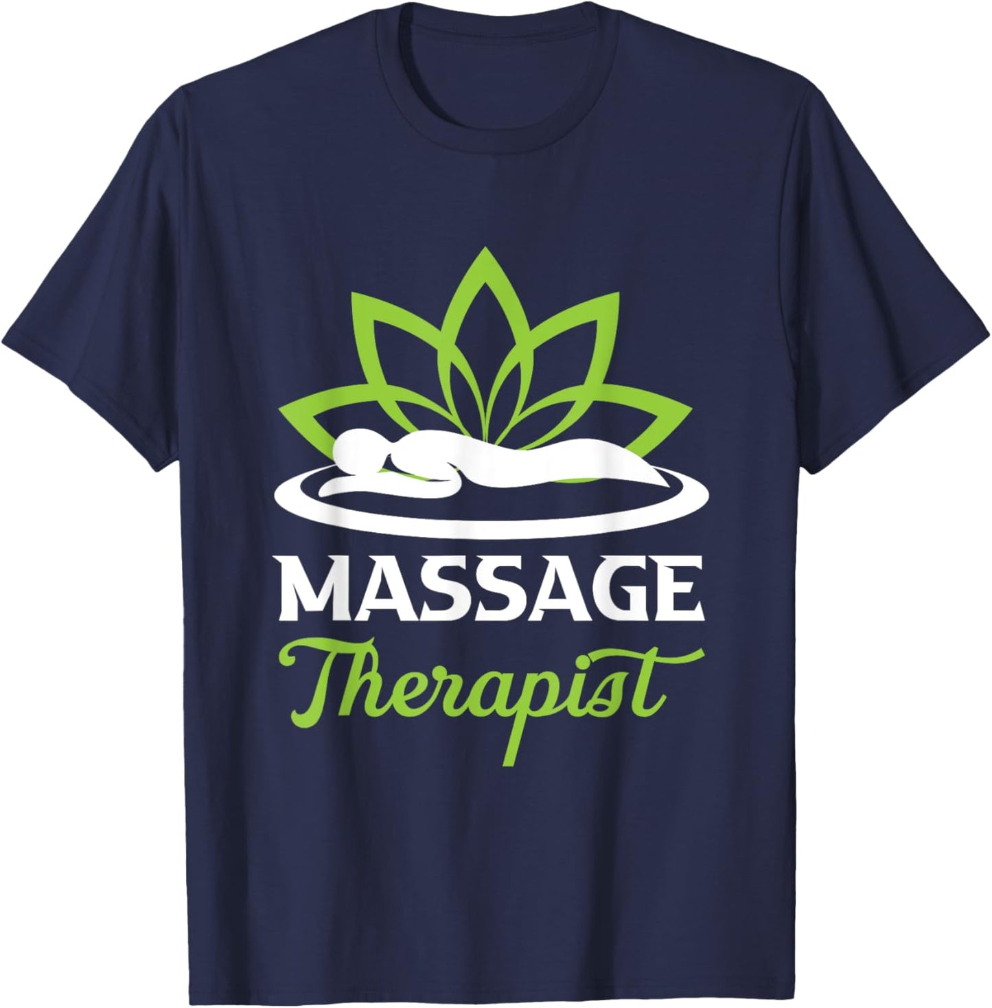 Massage Therapy Relaxation Reflexology Physiotherapy Doctor T-Shirt - T-Shirt | Navy