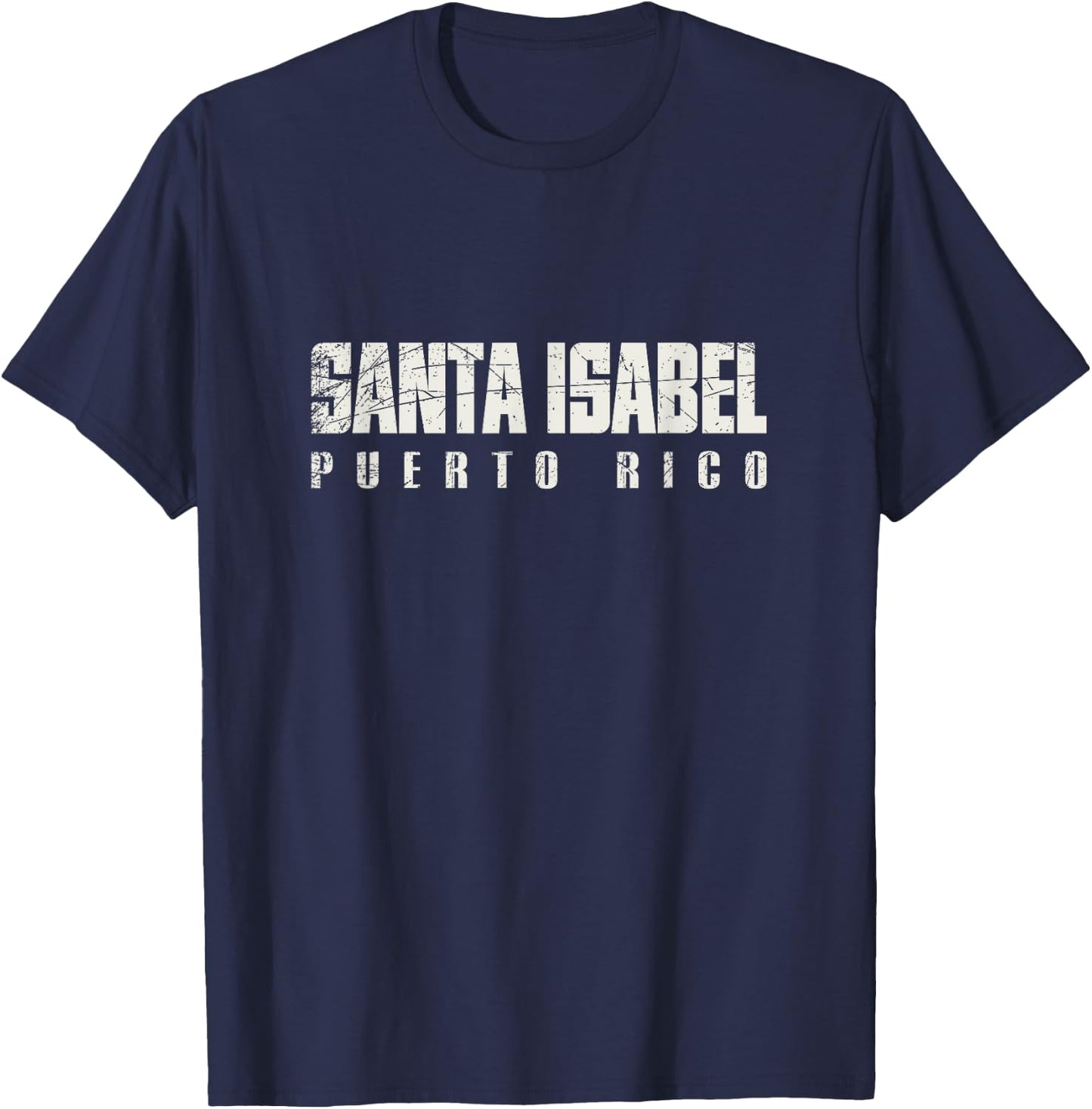 Santa Isabel City in Puerto Rico T-Shirt - T-Shirt | Navy