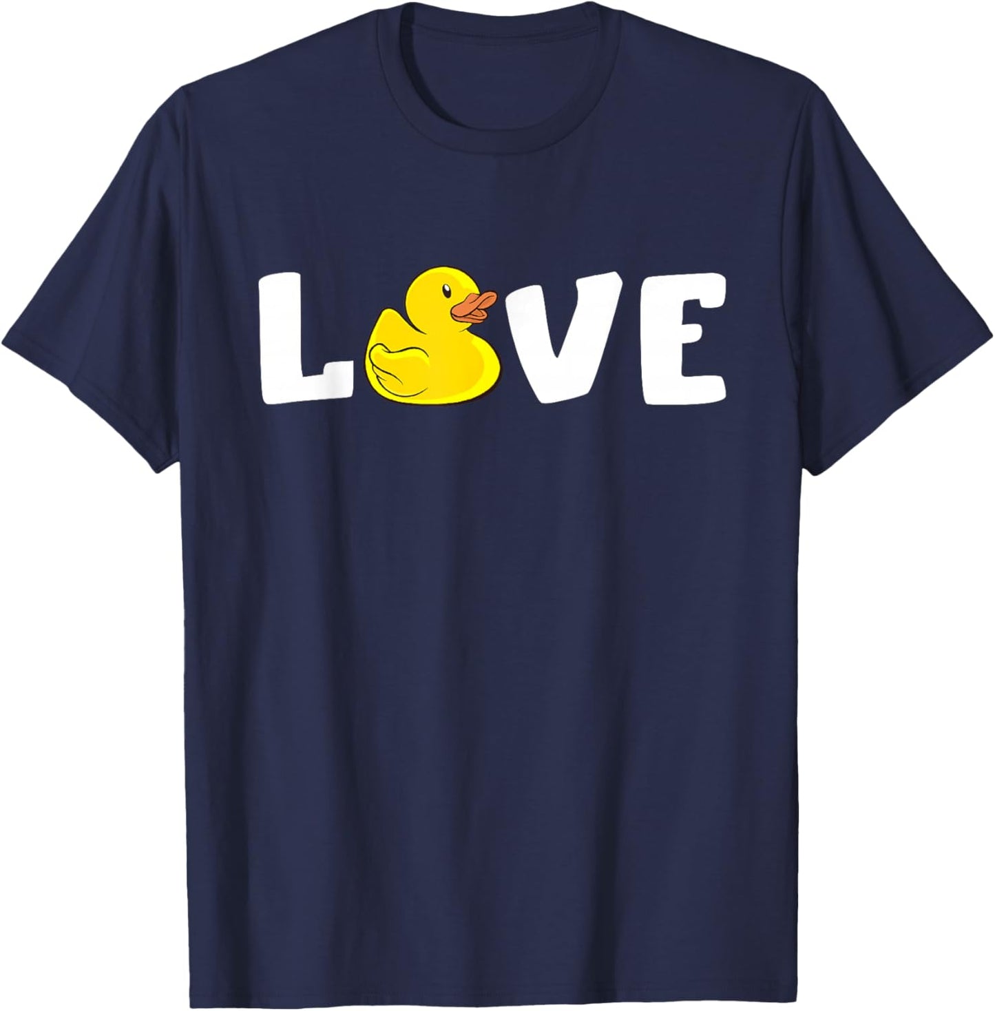 Rubber Duck Cute Duckie Yellow Rubber Ducks Rubber Duck Love T-Shirt - T-Shirt | Navy