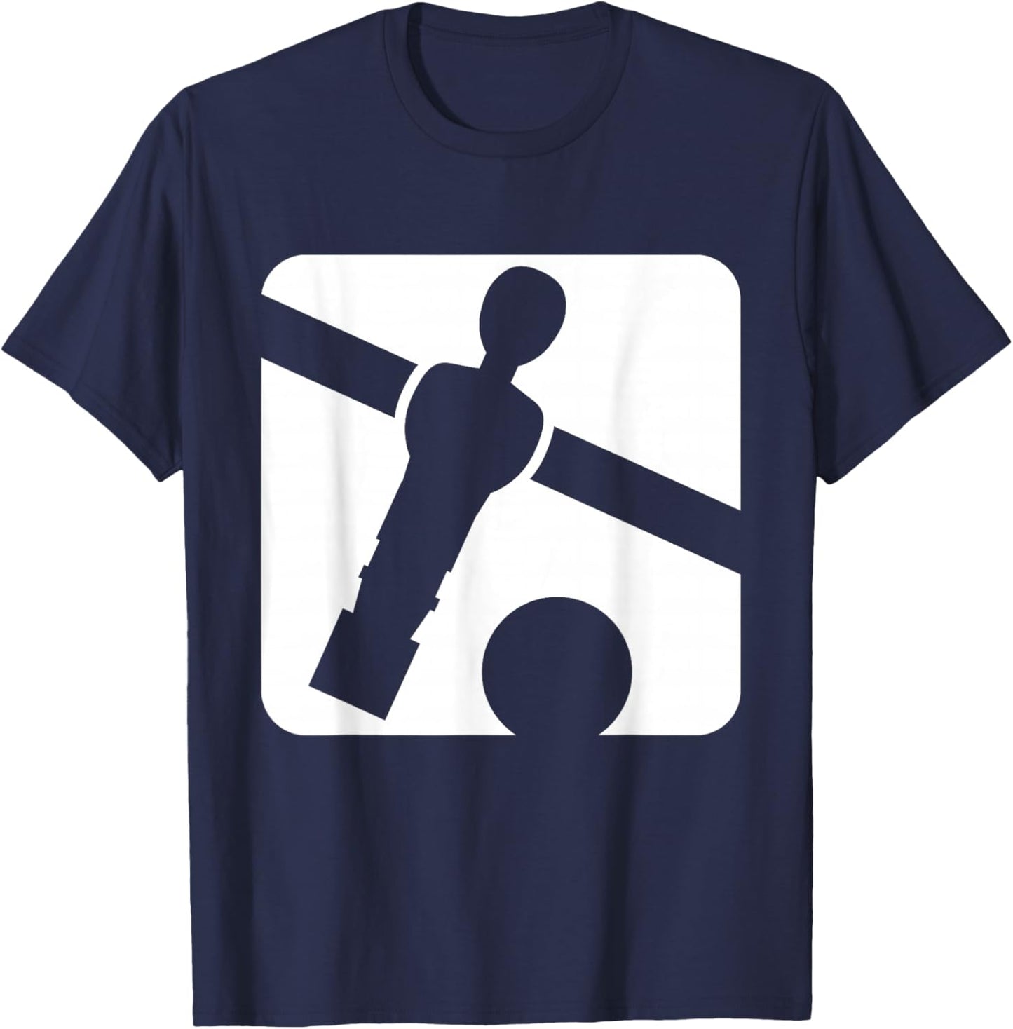 Retro Vintage Foosball Player Table Football Table Soccer T-Shirt - T-Shirt | Navy