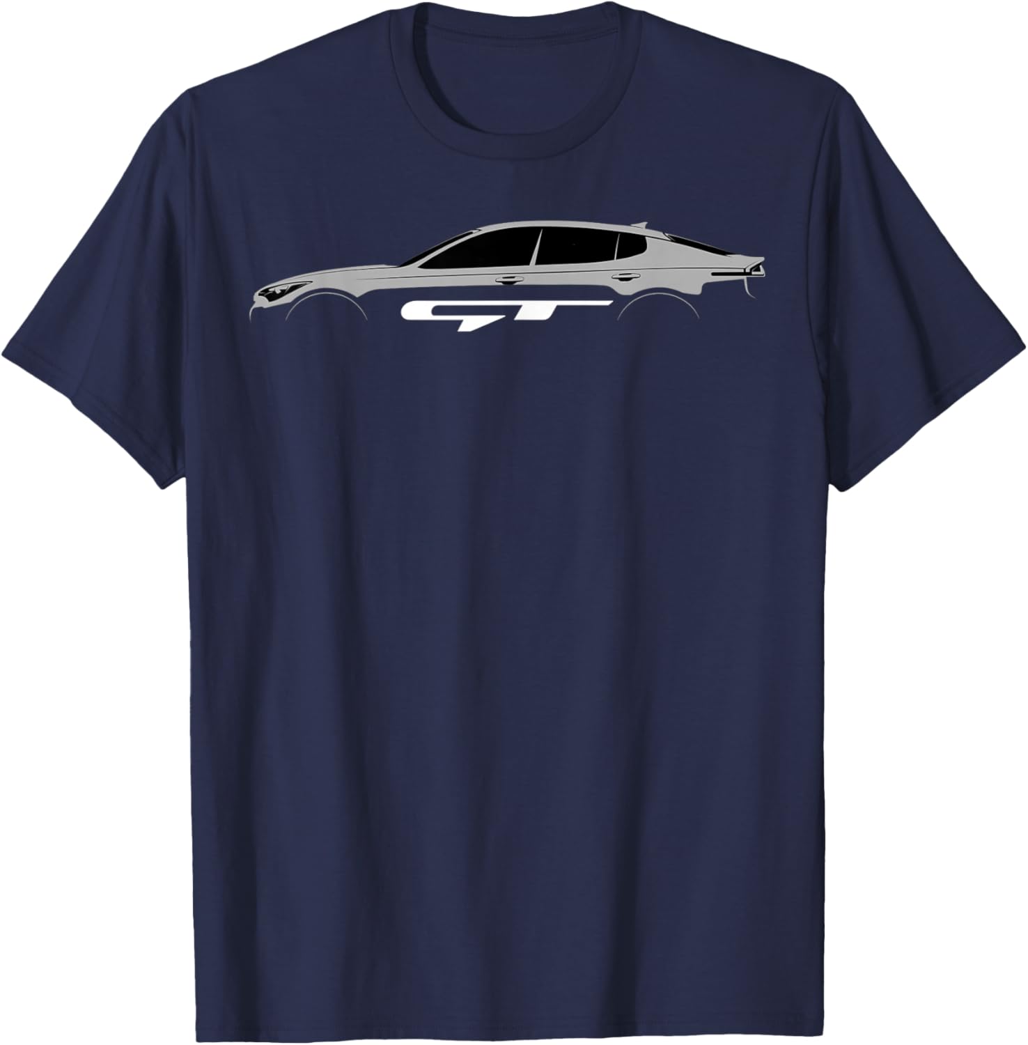 Stinger GT KDM Ceramic Silver Silhouette T-Shirt - T-Shirt | Navy
