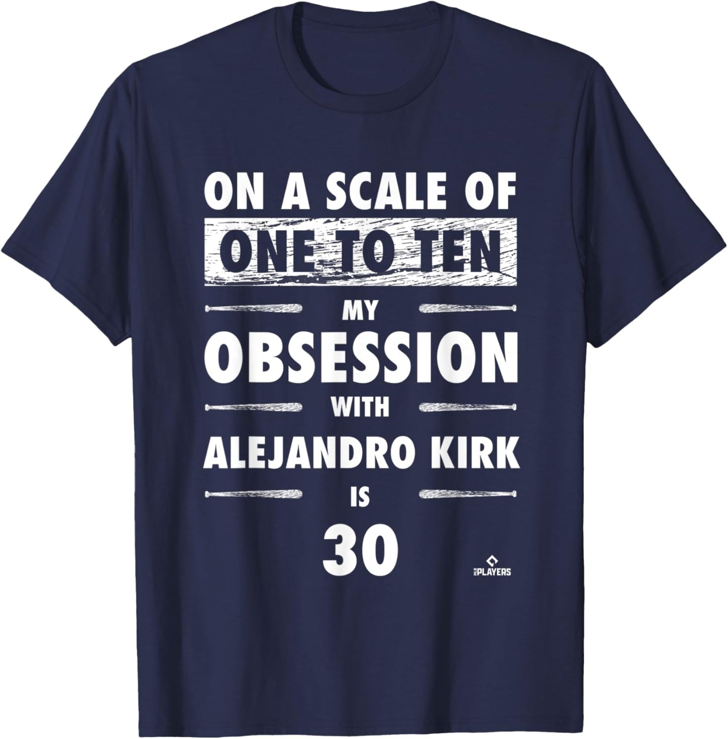 Alejandro Kirk Obsession Toronto Baseball Fan Funny T-Shirt - T-Shirt | Navy