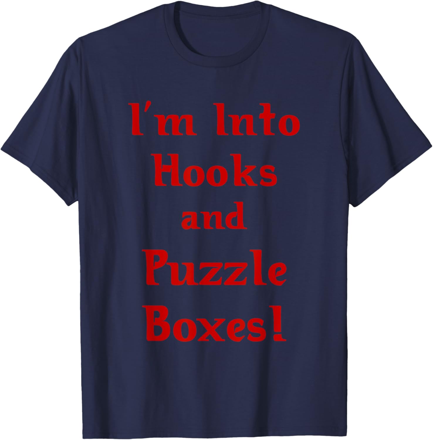Hellraiser Inspired Hooks and Puzzle Boxes Horror Novelty T-Shirt - T-Shirt | Navy