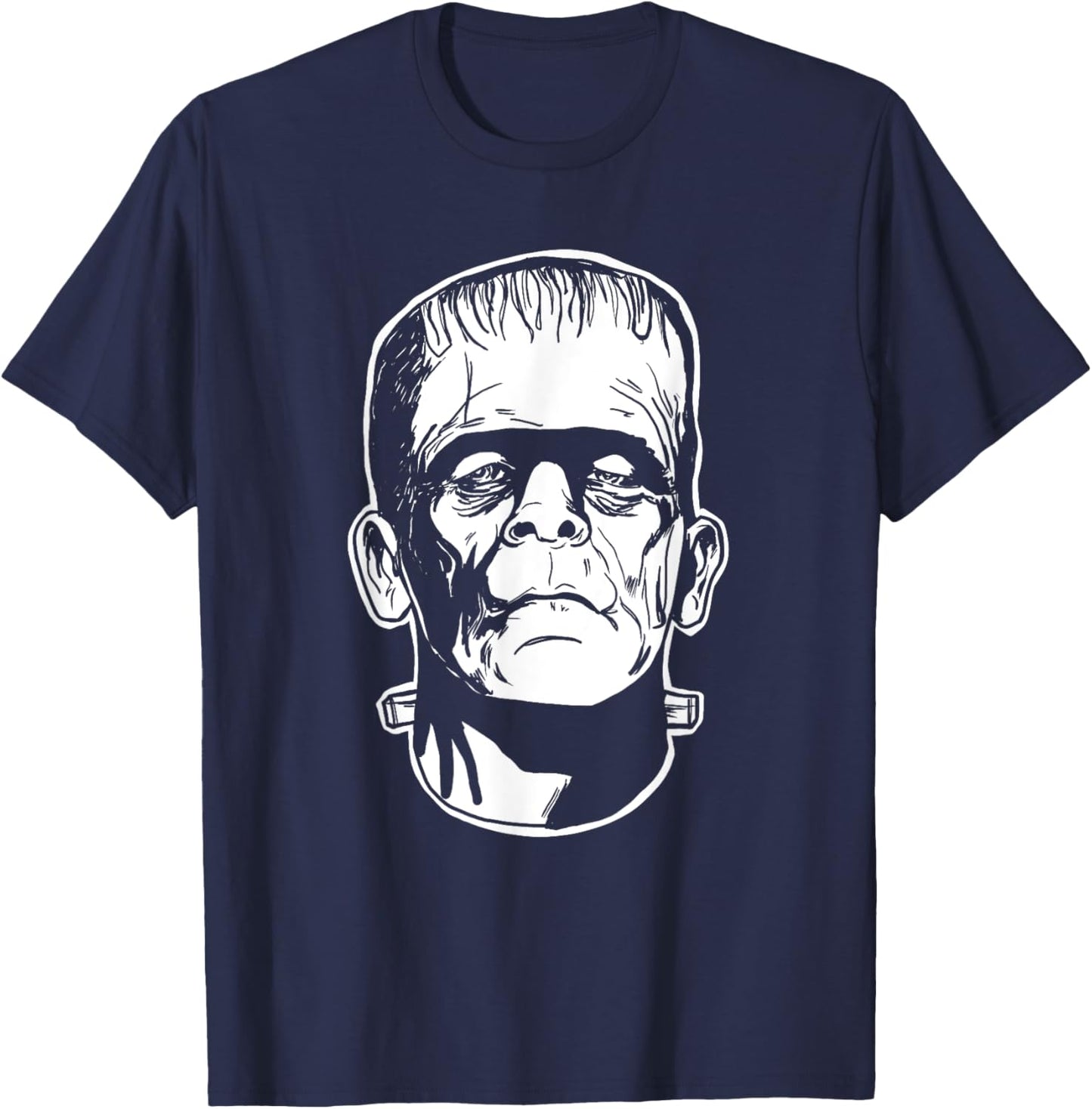 Frankenstein Monster Horror Halloween T-Shirt - T-Shirt | Navy