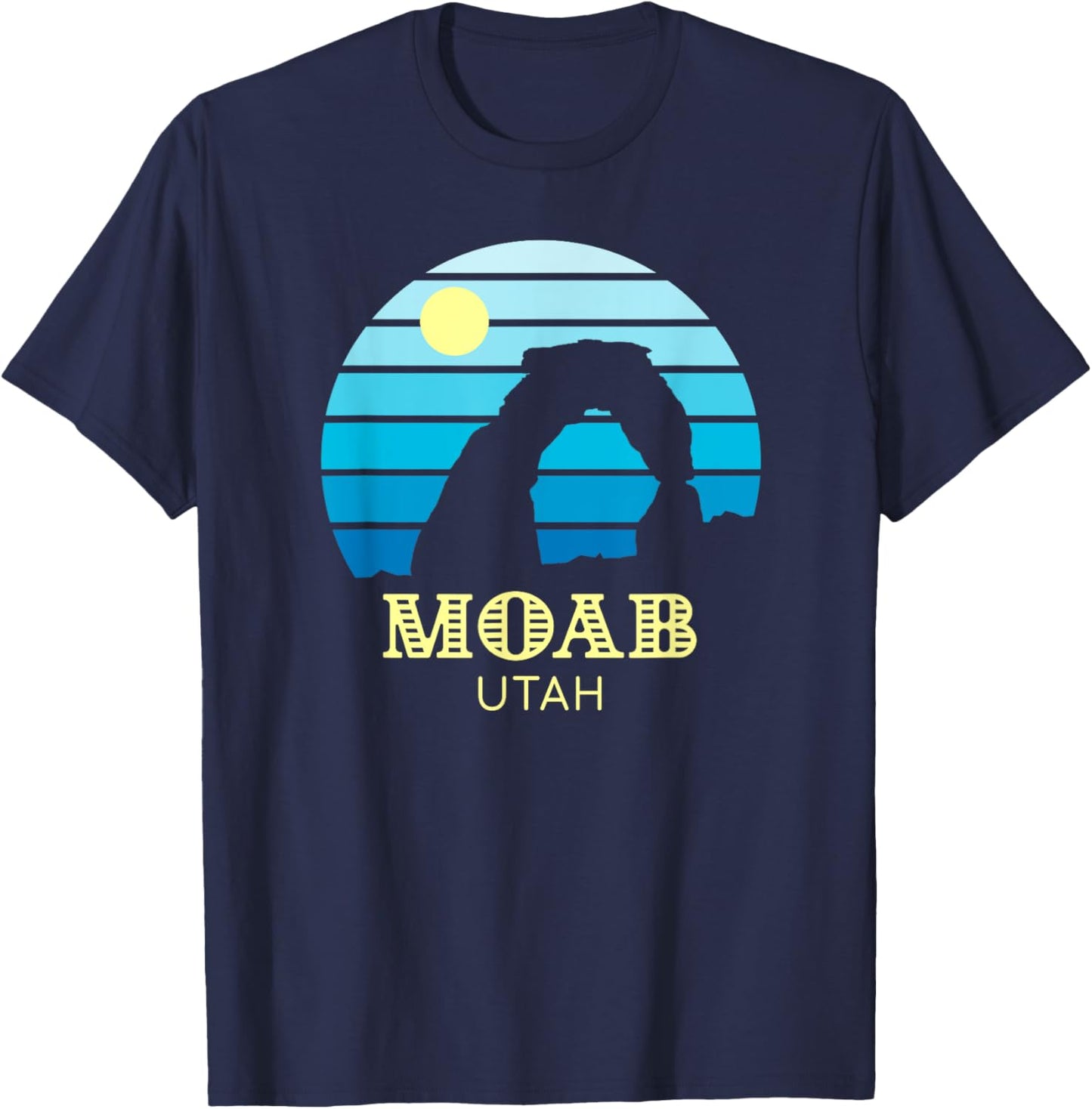 Moab Utah Arches T-Shirt - T-Shirt | Navy