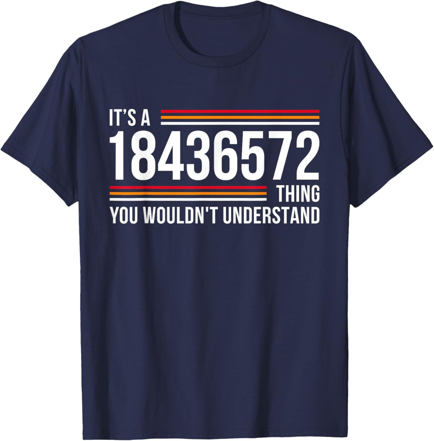 It's A 18436572 Thing Funny V8 Engine Classic Muscle Car Guy T-Shirt - T-Shirt | Navy