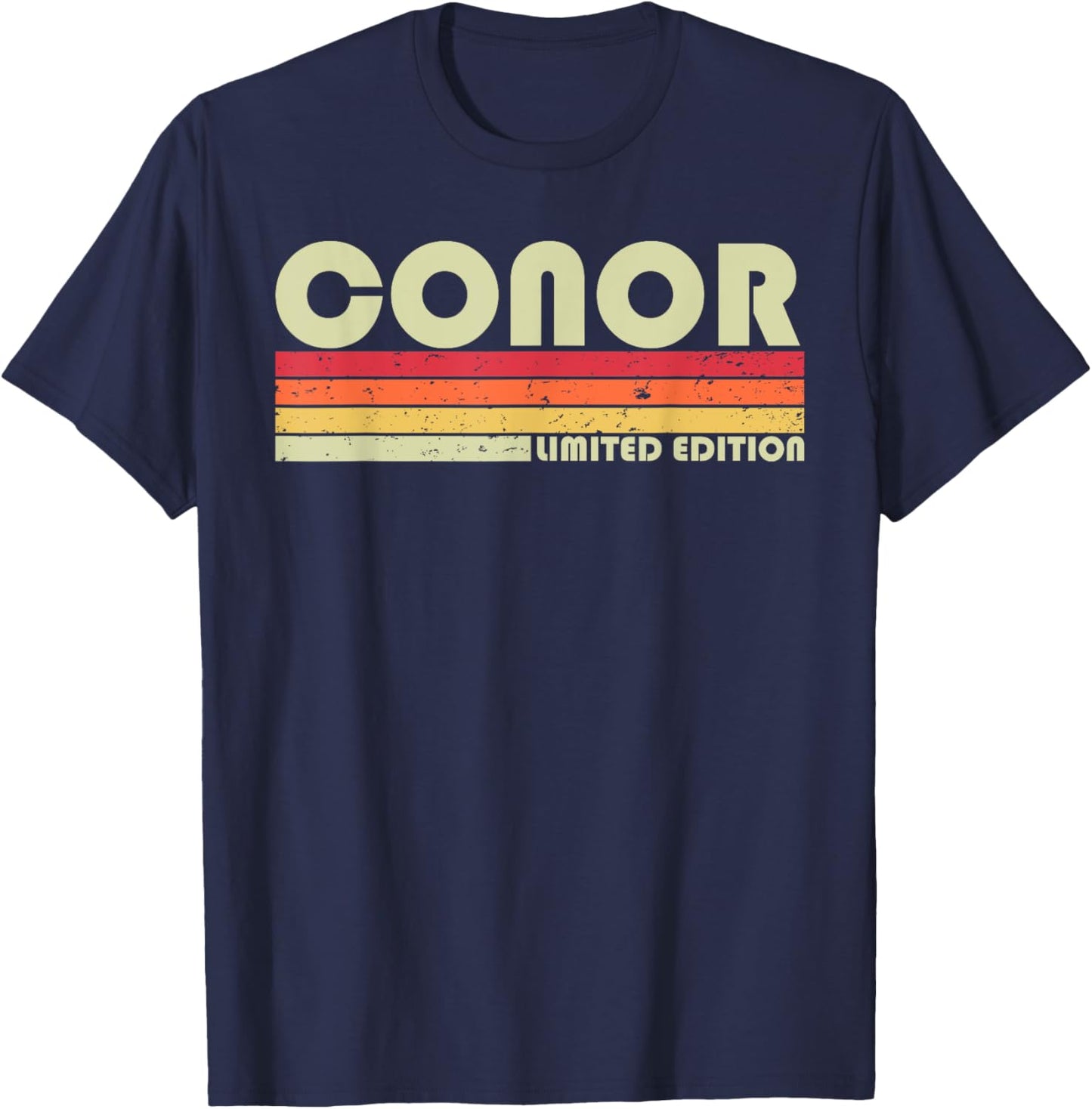 CONOR Gift Name Personalized Funny Retro Vintage Birthday T-Shirt - T-Shirt | Navy