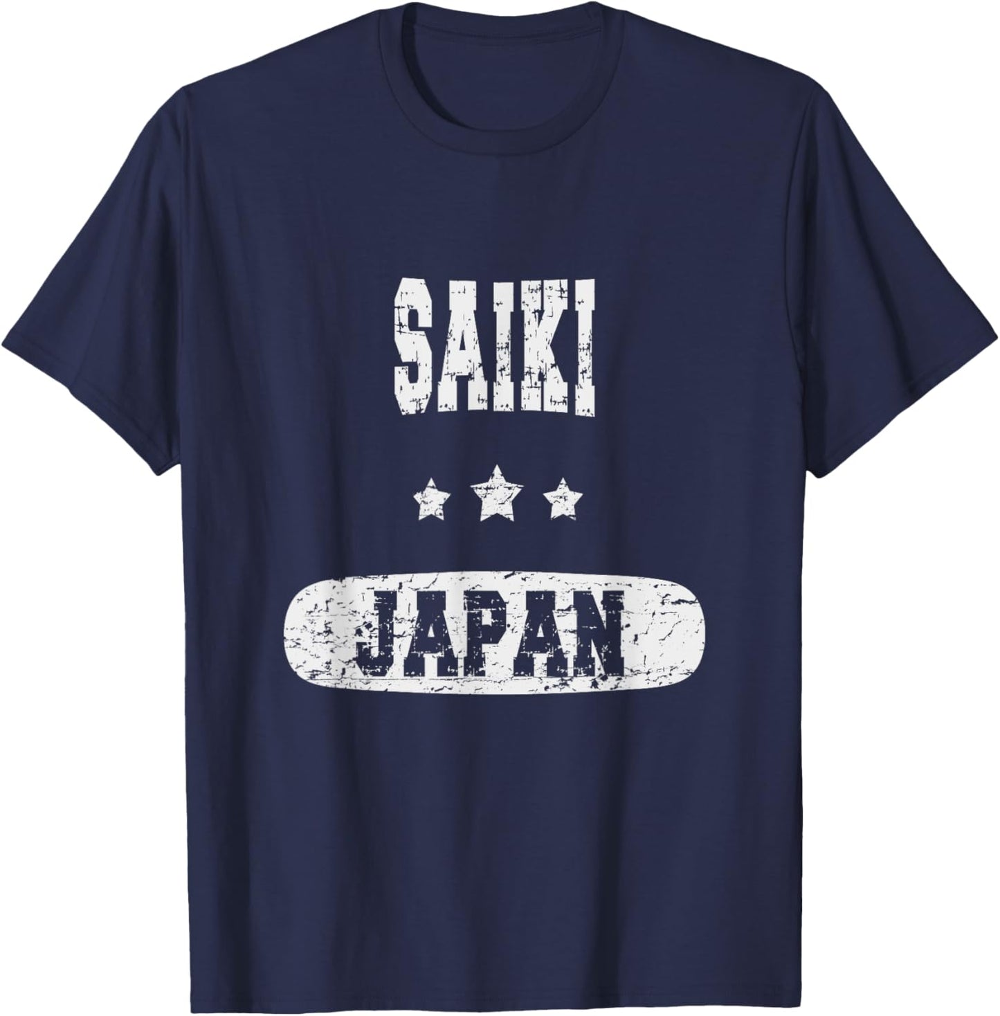 Vintage Saiki, Japan T-Shirt - T-Shirt | Navy