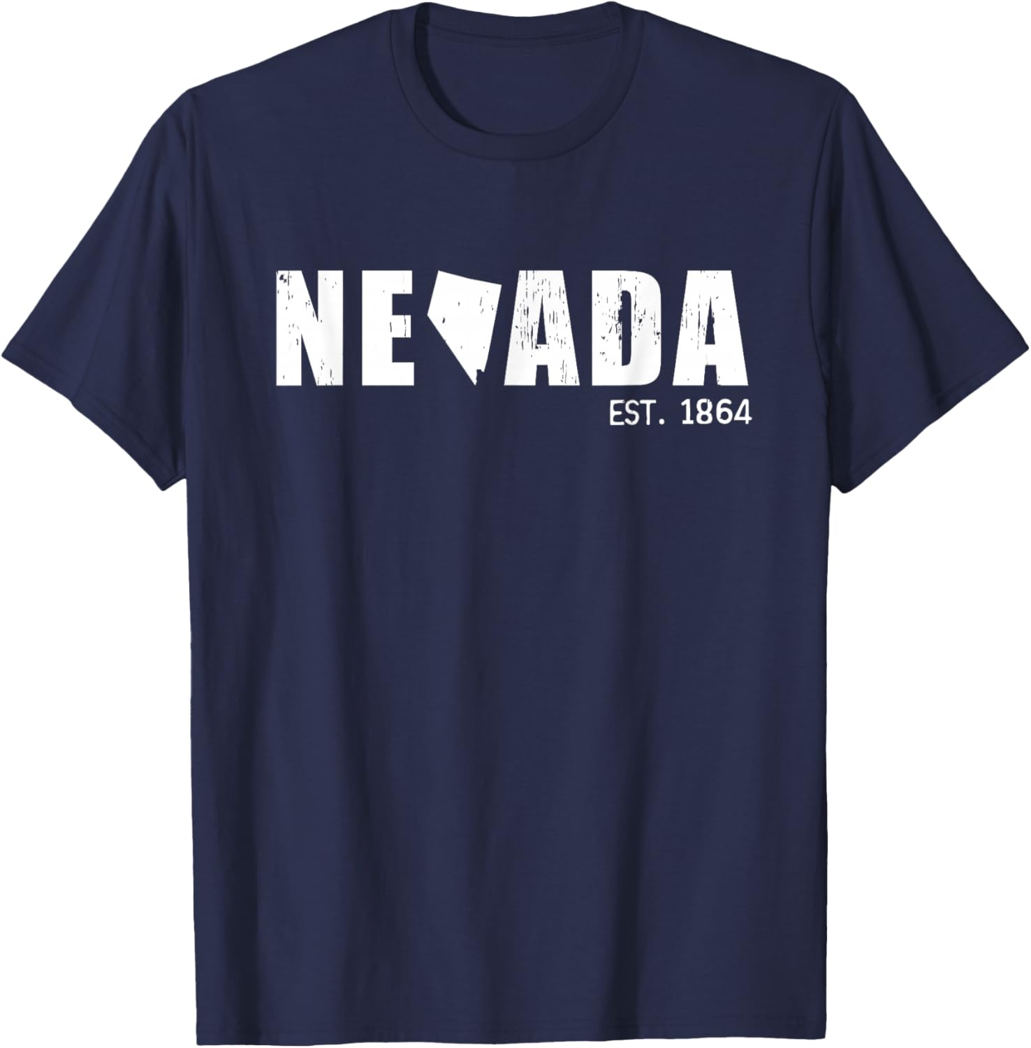 Nevada est. 1864 Vintage T-Shirt - T-Shirt | Navy