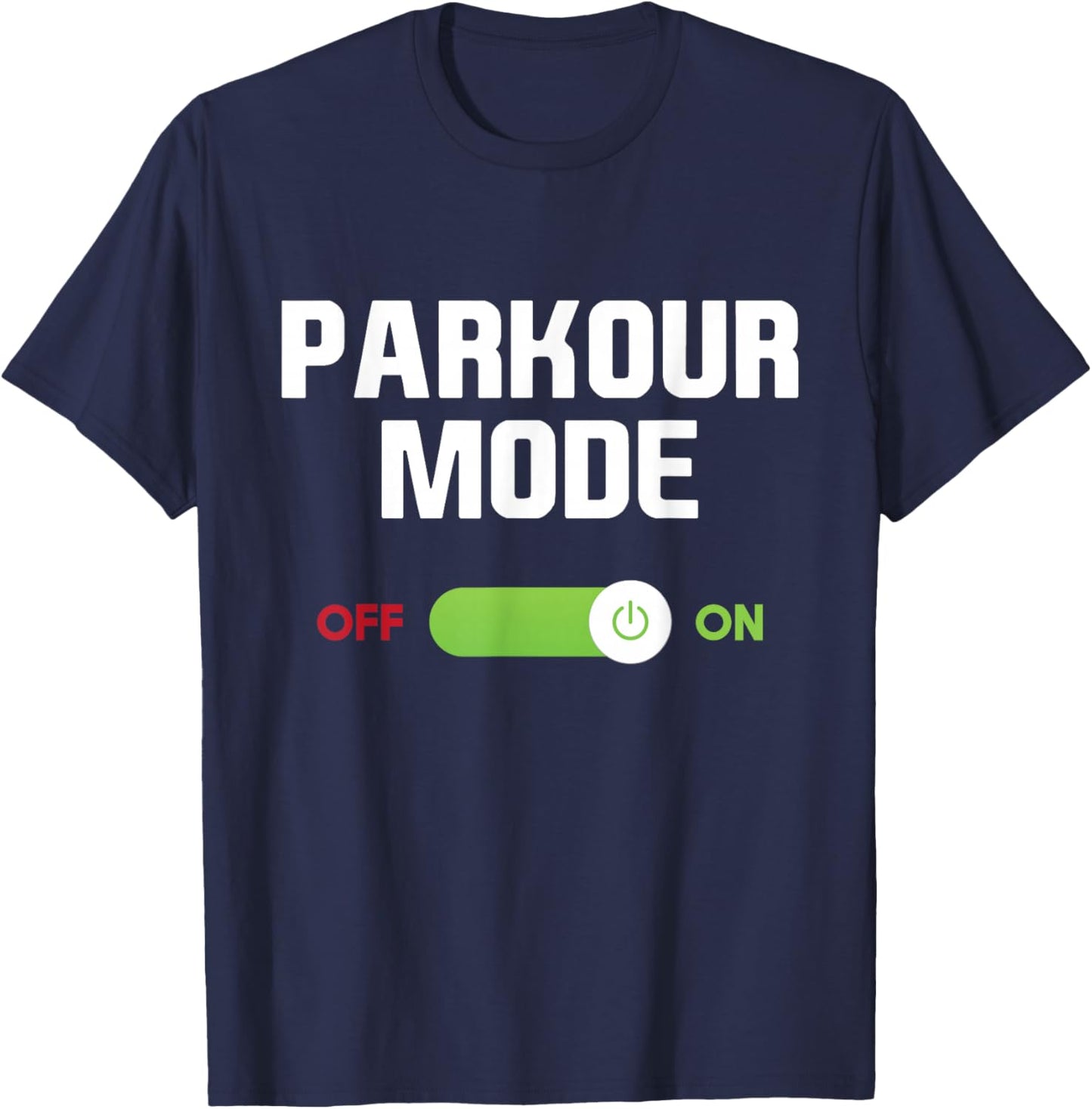 Parkour Mode - Backflip Freerunning Urban Gymnastic T-Shirt - T-Shirt | Navy