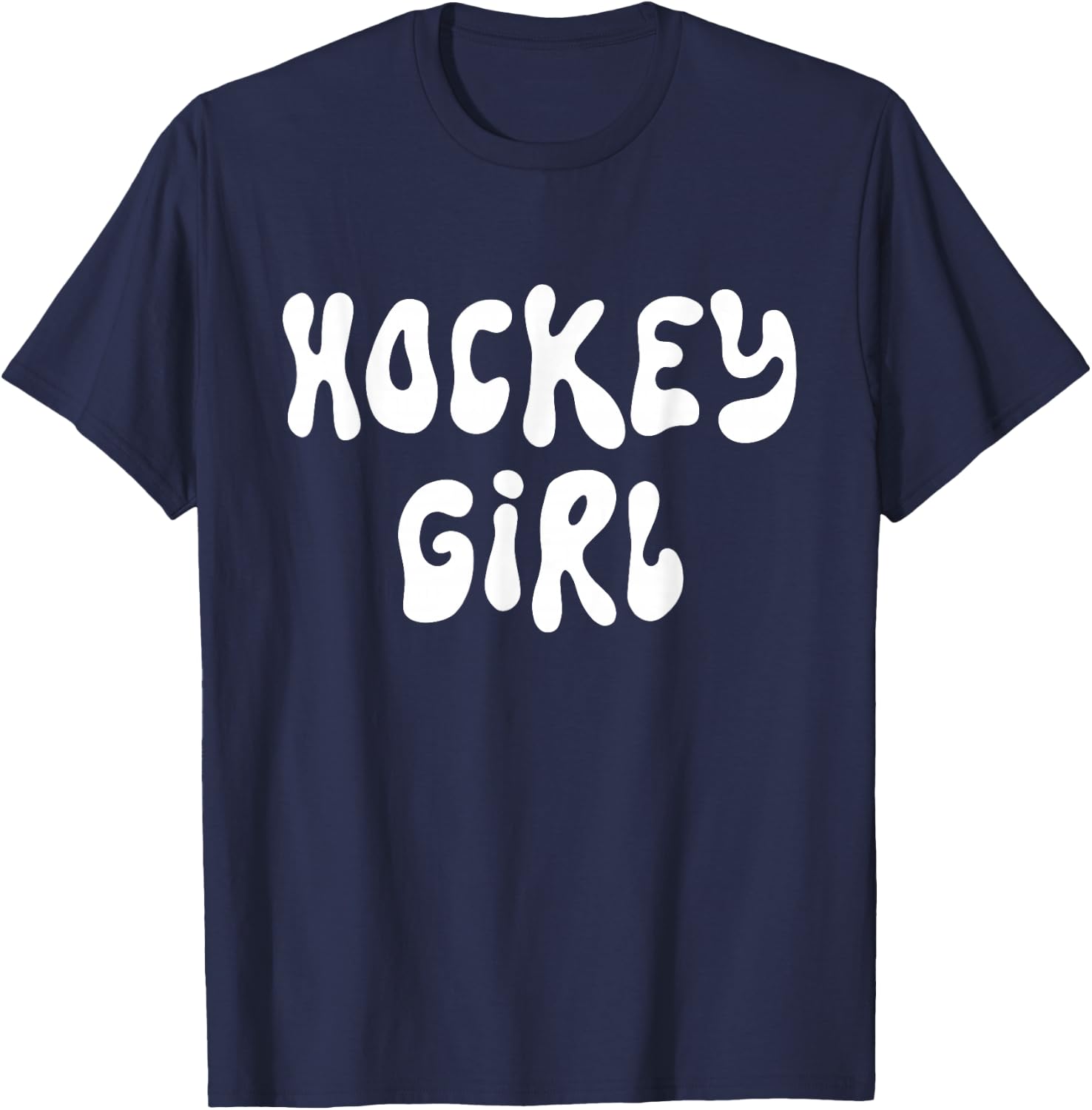 Hockey Girl T-Shirt - T-Shirt | Navy