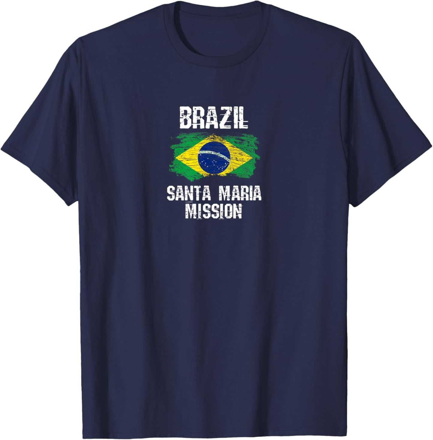 Brazil Santa Maria Mission T-Shirt - T-Shirt | Navy