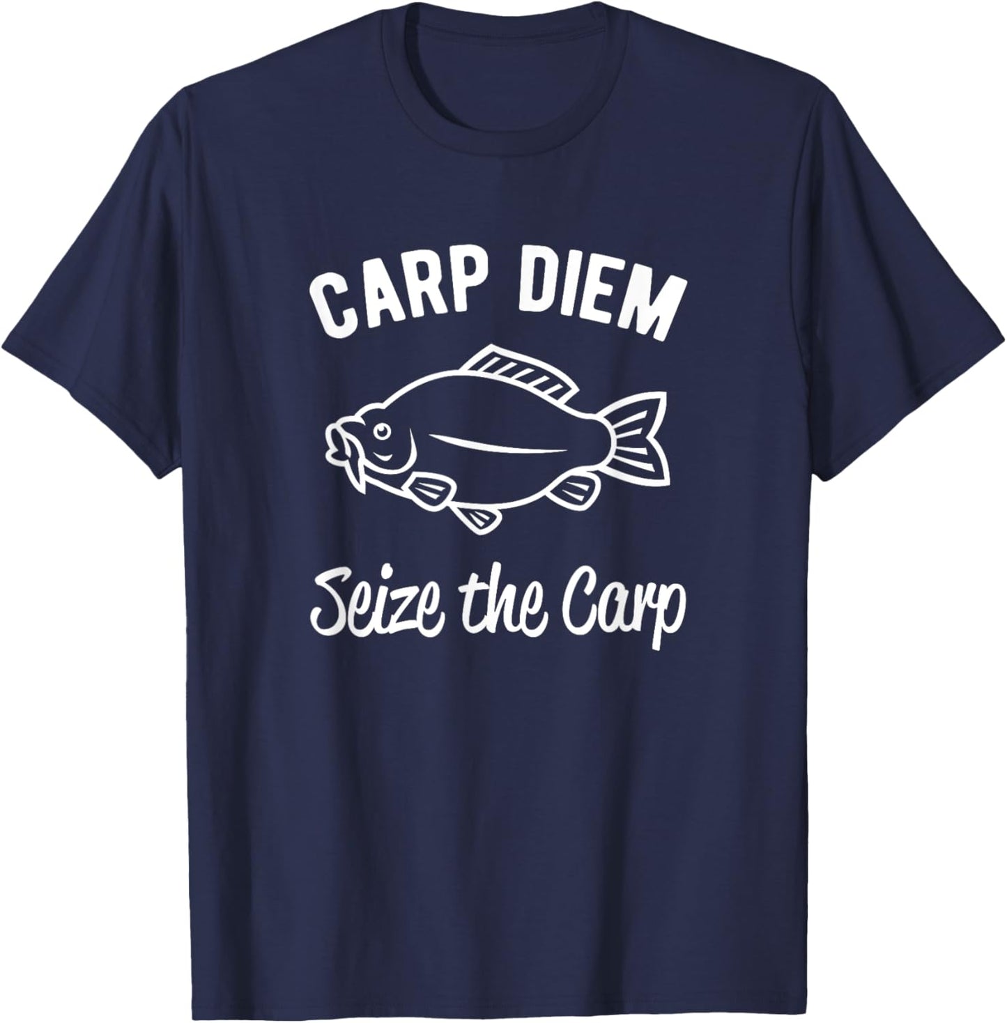 Carp Diem seize the carp T-Shirt - T-Shirt | Navy