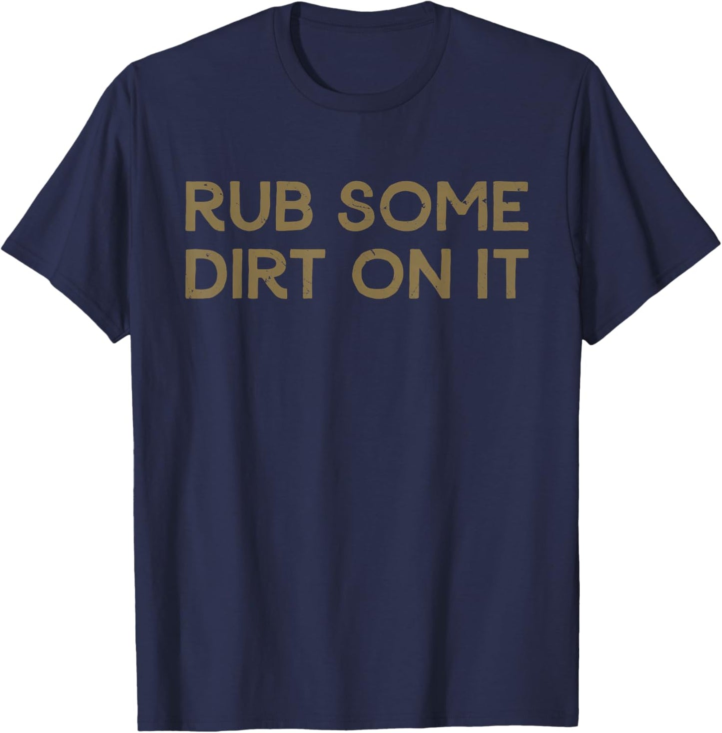 Josh's FDE - Men's Green Cotton Blend Classic Fit Short Sleeve - Small T-Shirt - T-Shirt | Navy