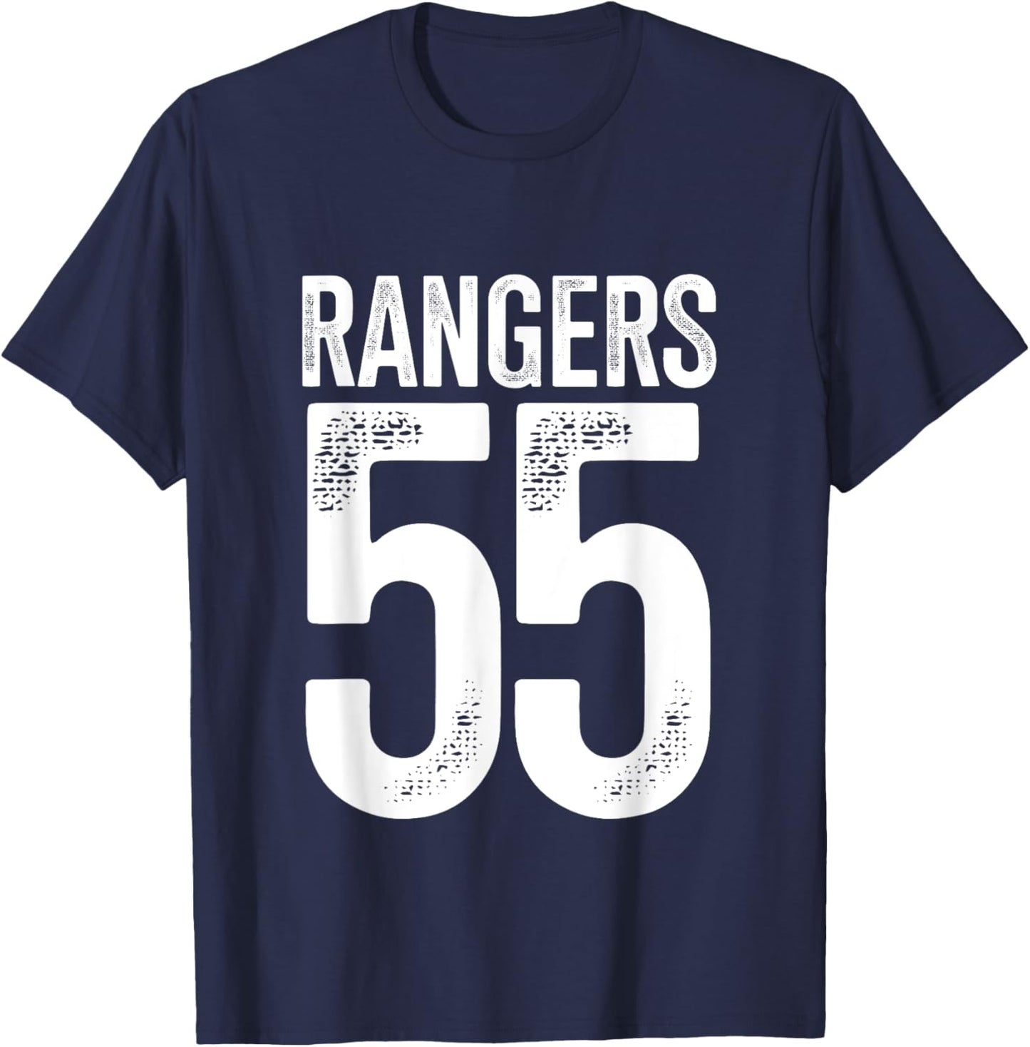 RFC 55th Scottish Premiership Winners Rangers Champion55 T-Shirt - T-Shirt | Navy