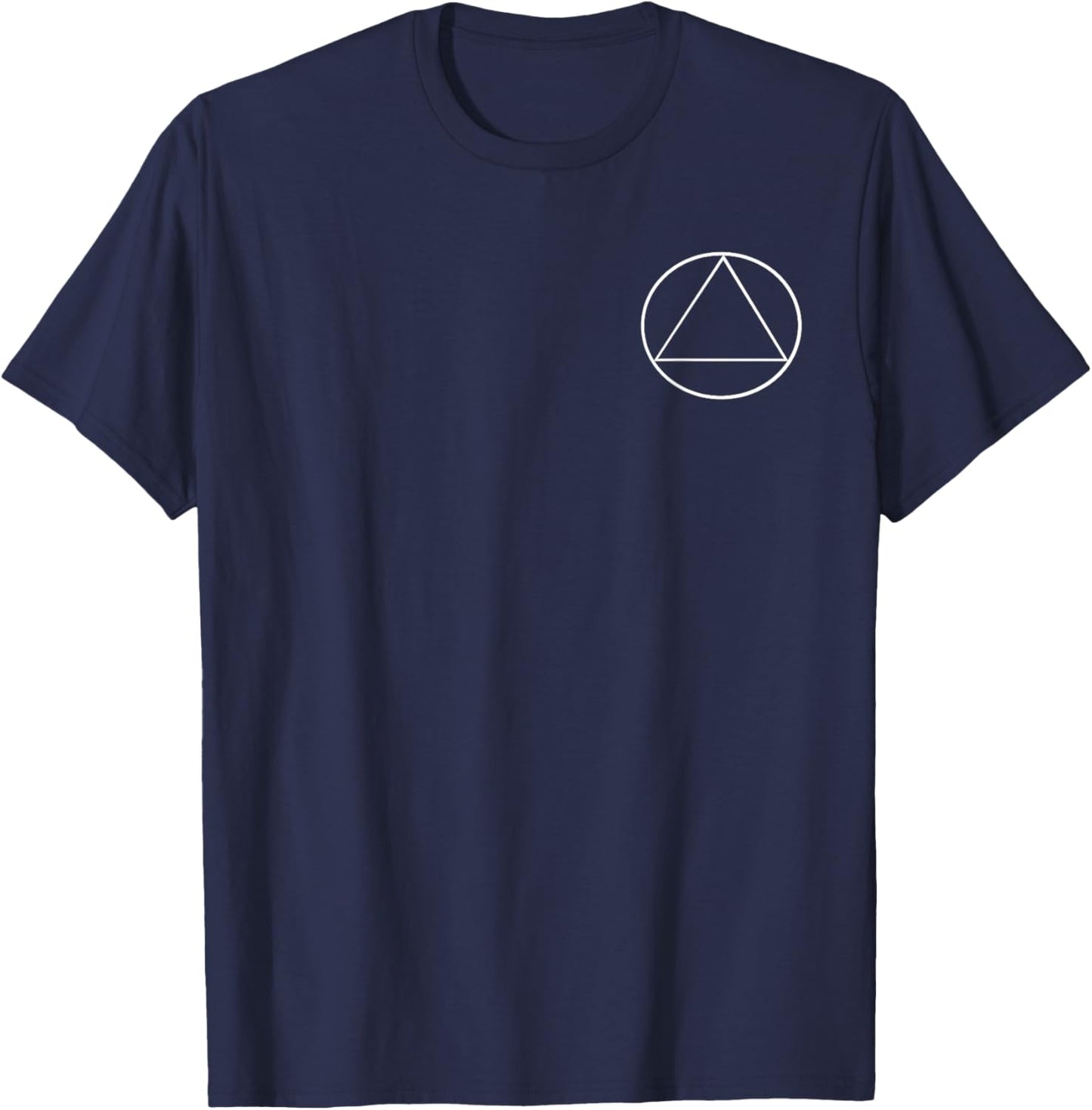 Sobriety Recover Alcohol Abstinence Sober AA Supporter T-Shirt - T-Shirt | Navy