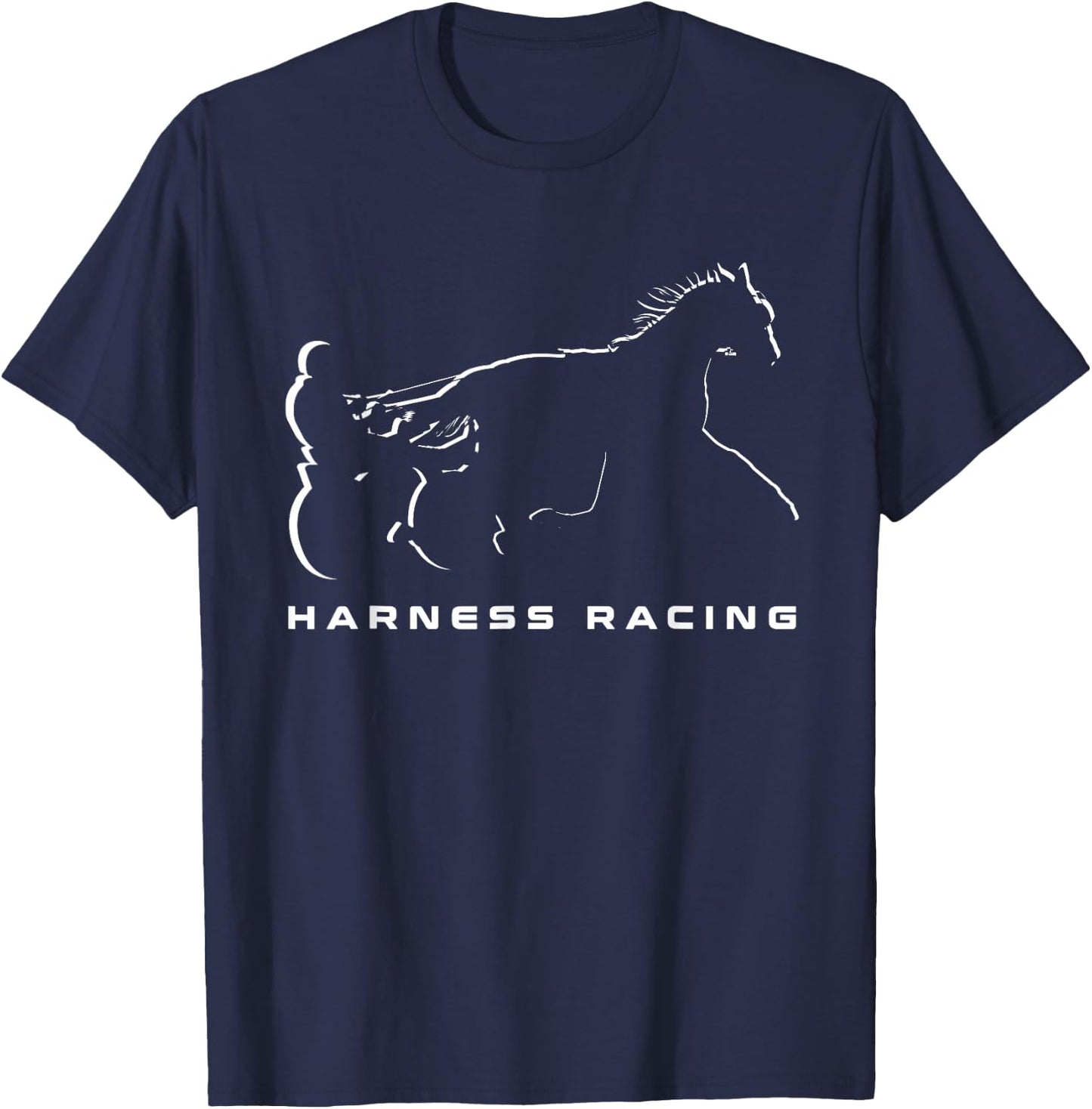Harness Racing Clothing - Harness Racing T-Shirt - T-Shirt | Navy