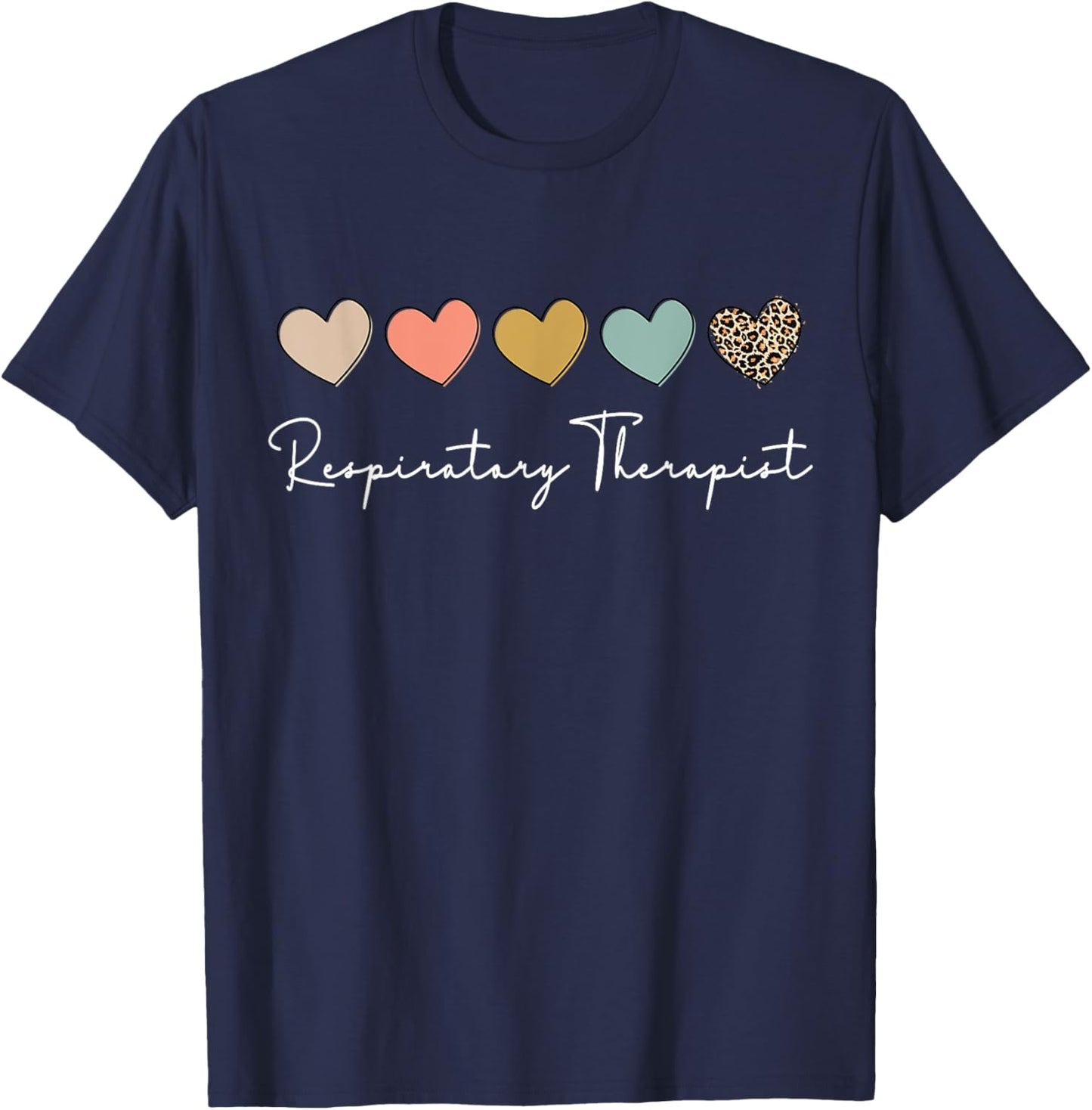 Respiratory Therapist Therapy Lung Doctor Appreciate T-Shirt - T-Shirt | Navy