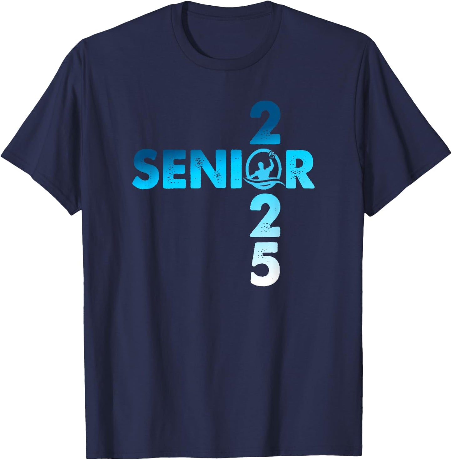 Water Polo Senior Class of 2025 T-Shirt - T-Shirt | Navy