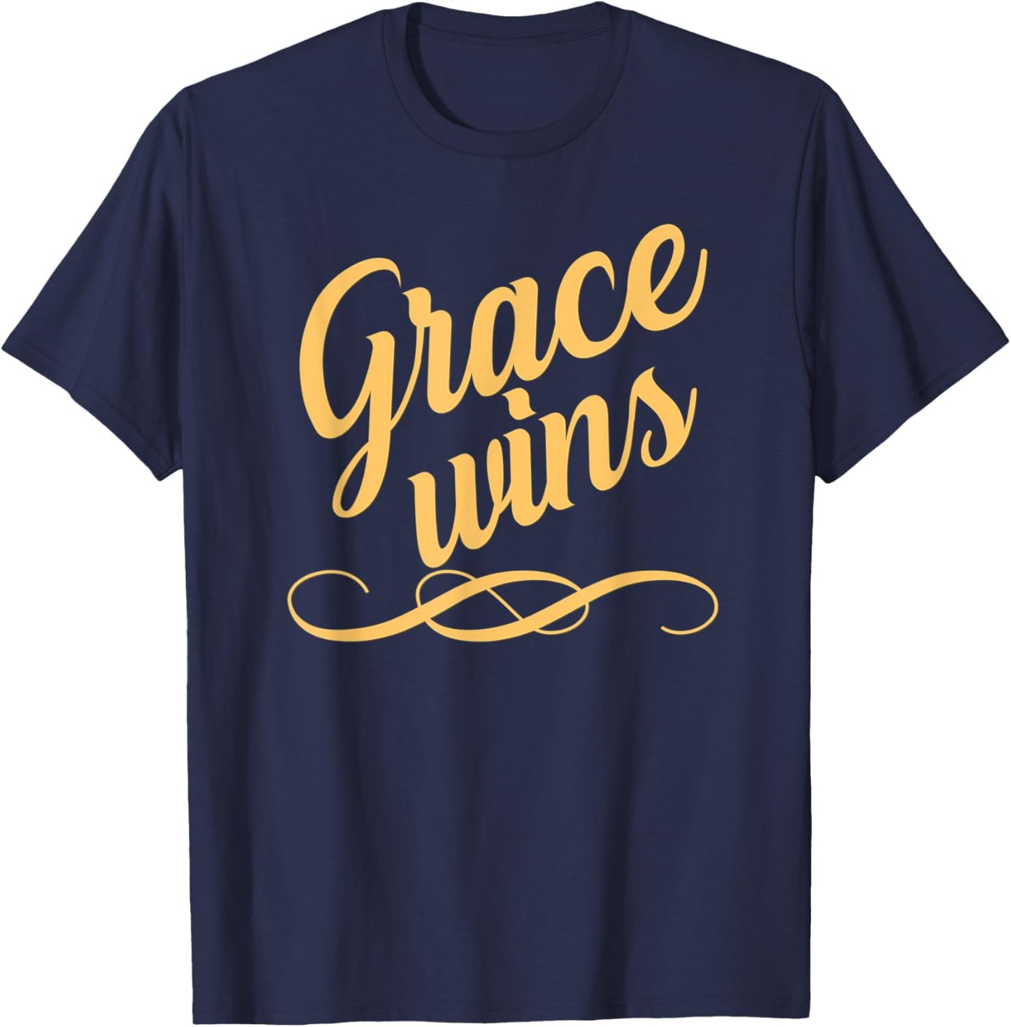 Grace Wins T-Shirt - T-Shirt | Navy
