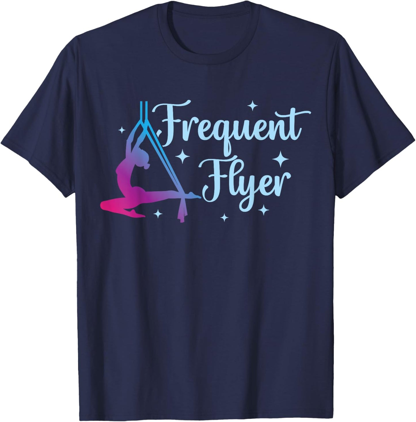 Aerial Yoga Aerial Silk Aerialist T-Shirt - T-Shirt | Navy