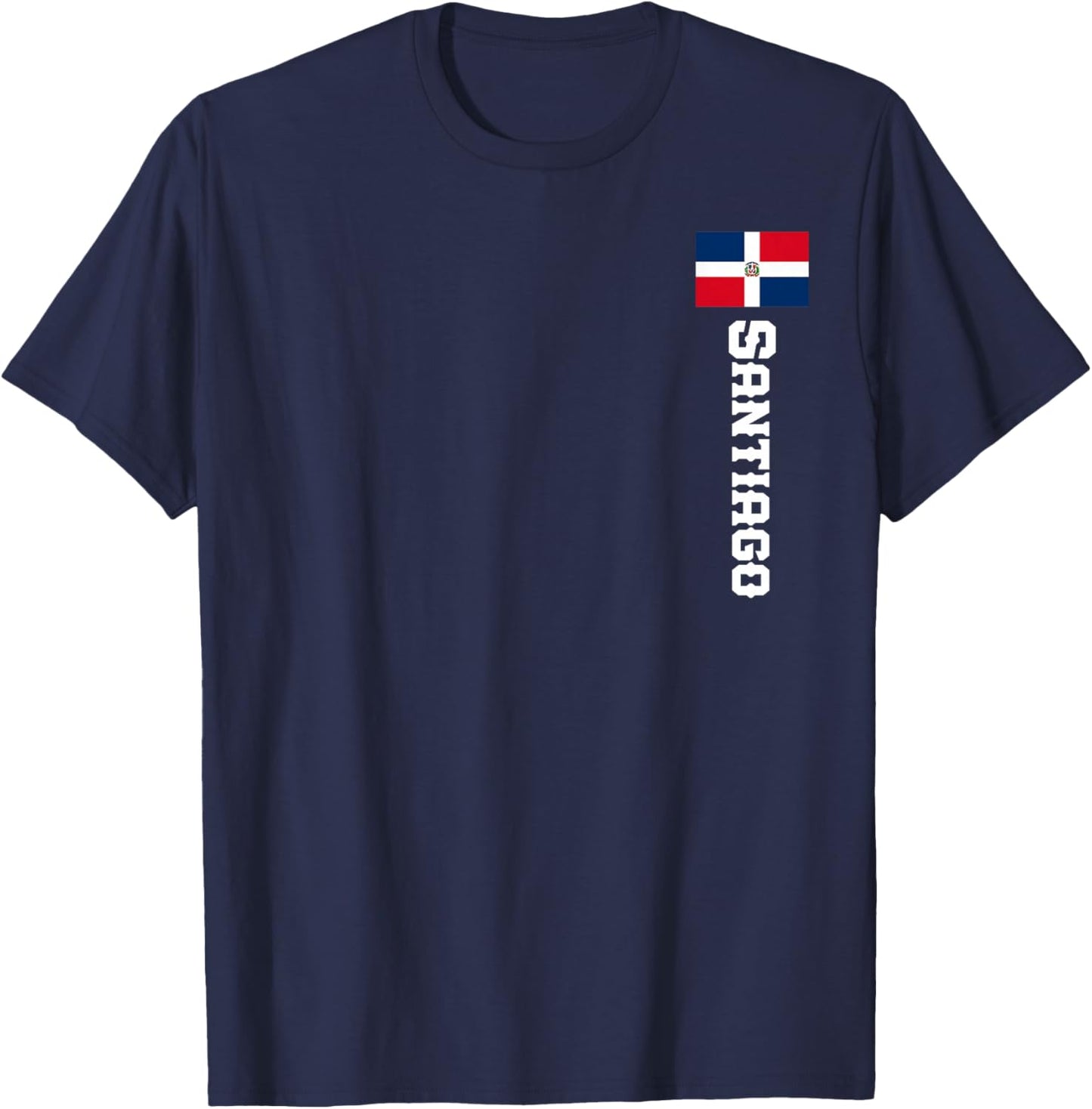 Santiago Last Name Dominican Republic Shirt Women T-Shirt - T-Shirt | Navy