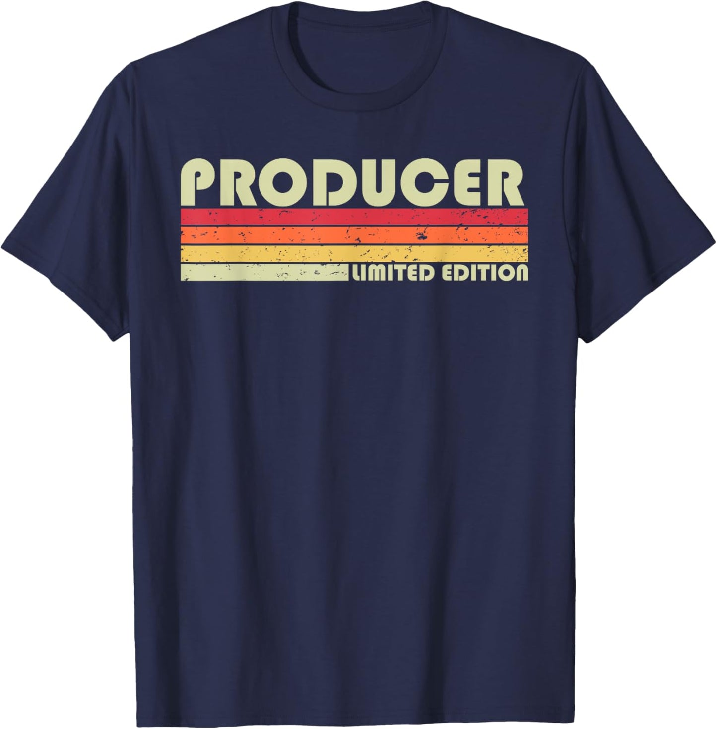 PRODUCER Funny Job Title Profession Birthday Worker Idea T-Shirt - T-Shirt | Navy