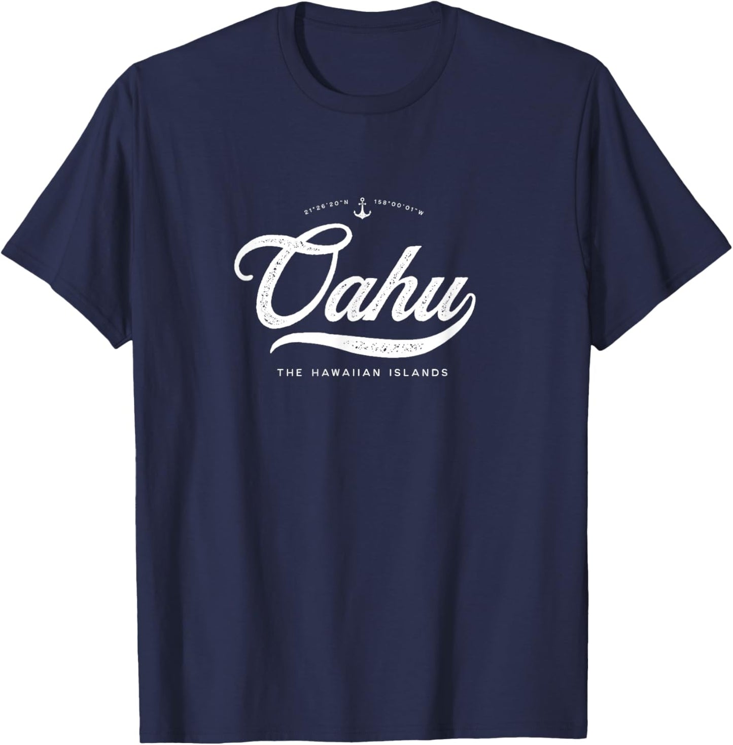 Oahu Hawaii T-Shirt - T-Shirt | Navy